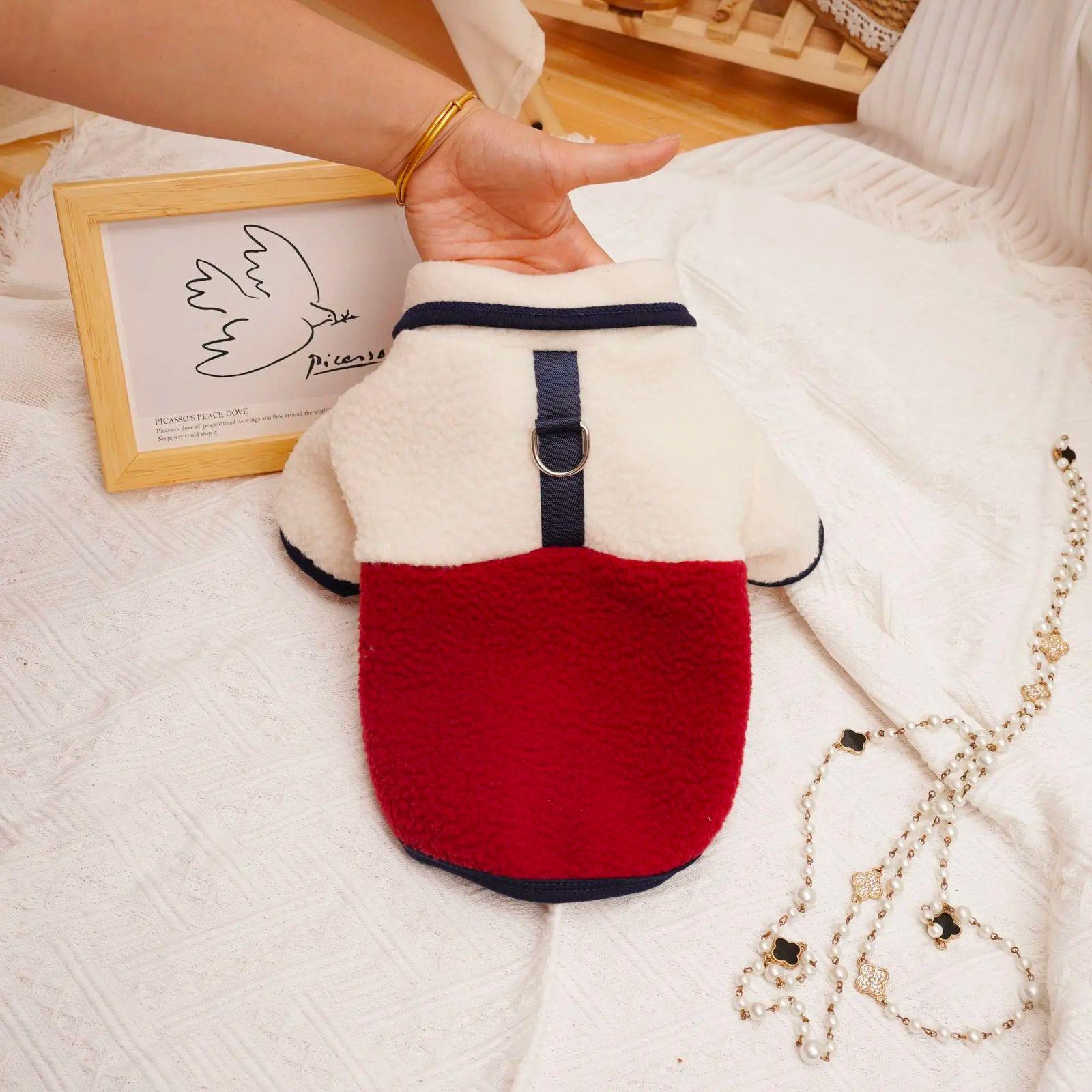 DolcePets Köpek Polar Ceketi Bordo