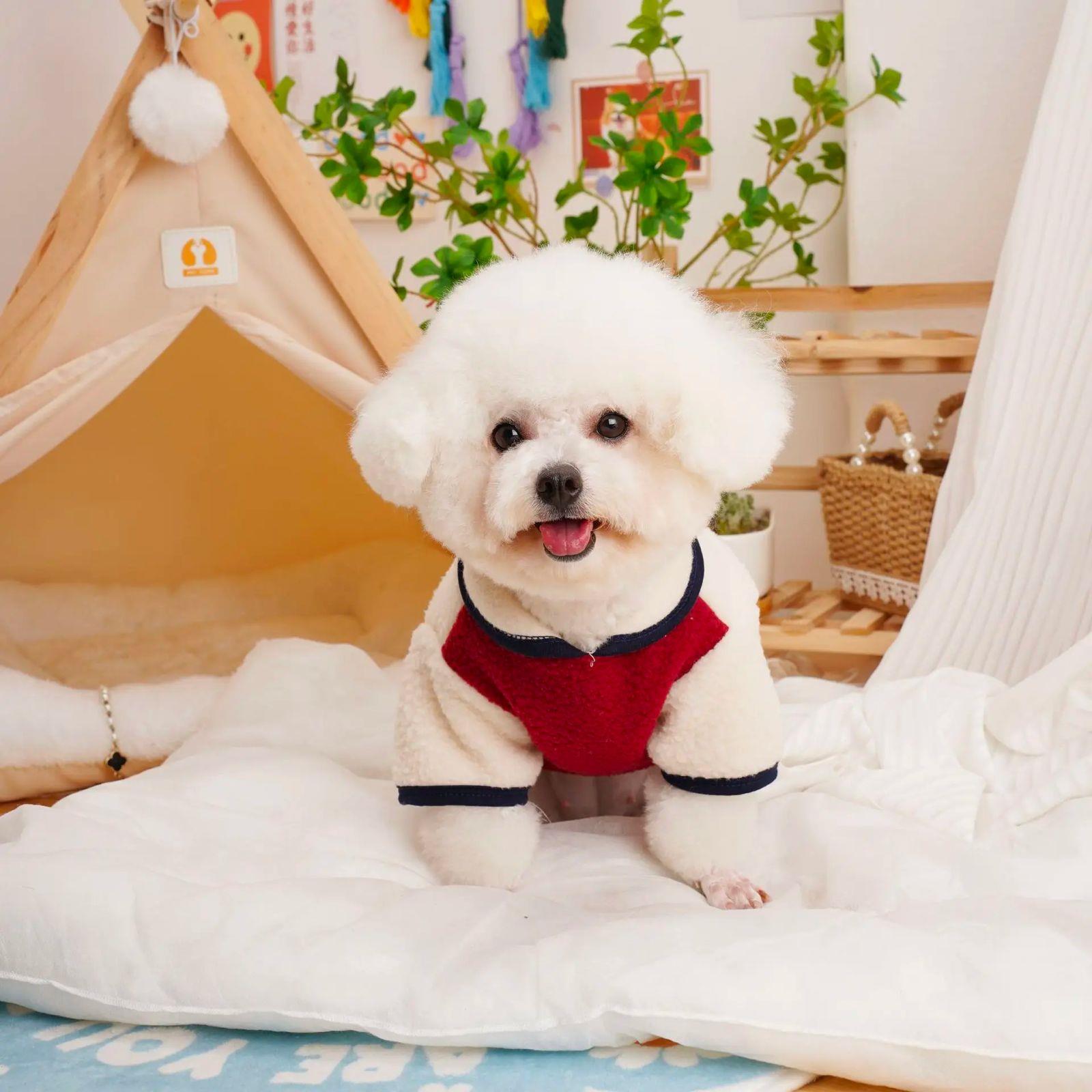 DolcePets Köpek Polar Ceketi Bordo