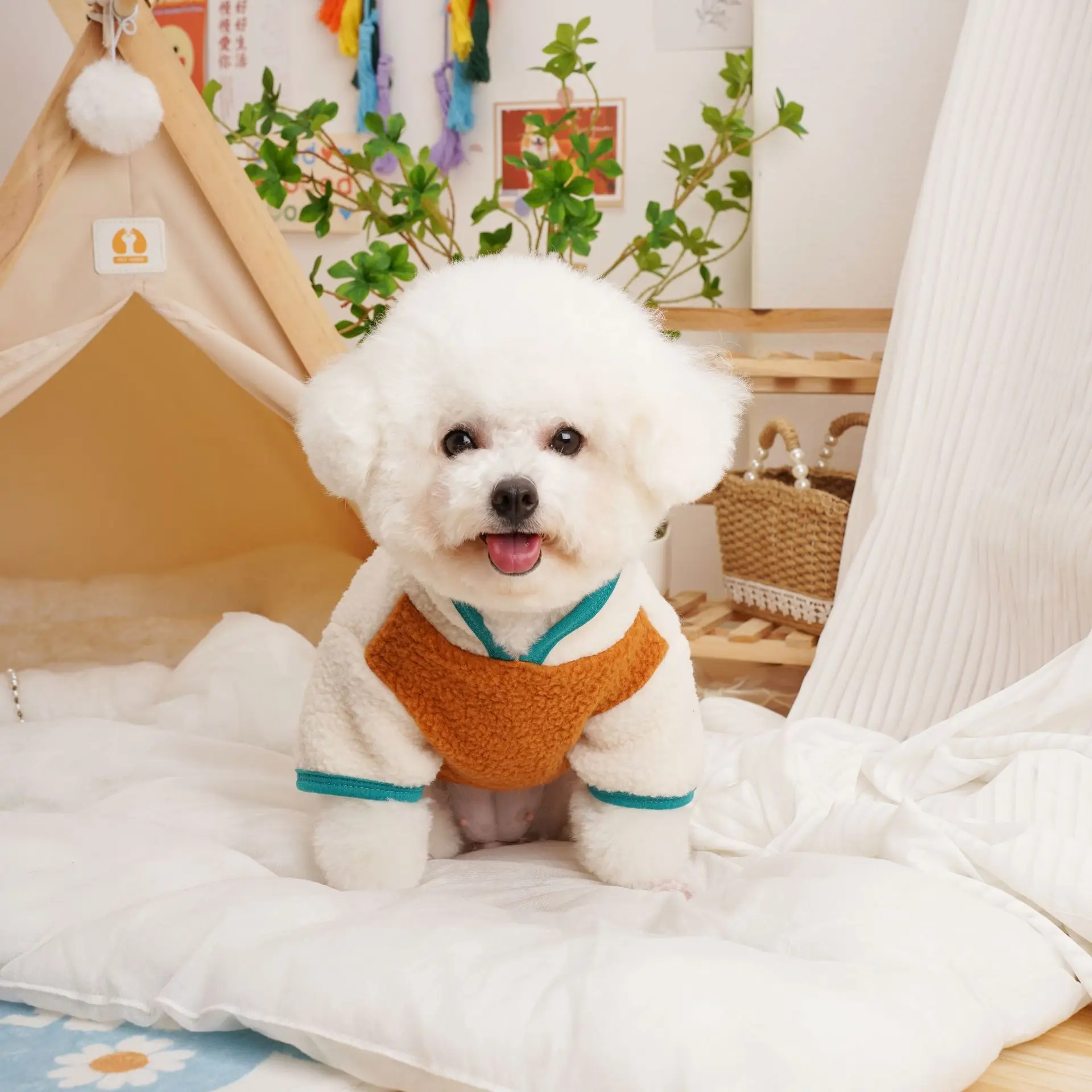 DolcePets Köpek Polar Ceketi Turuncu