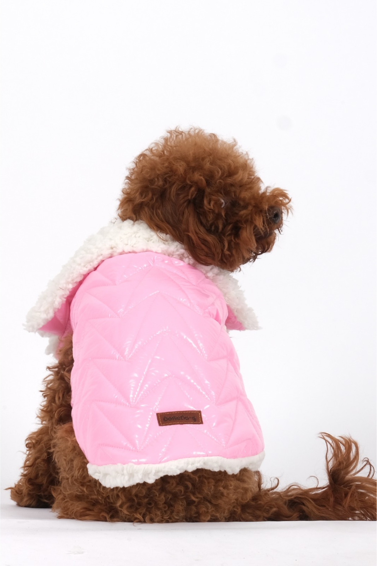 Doredog Pembe Peluş Mont