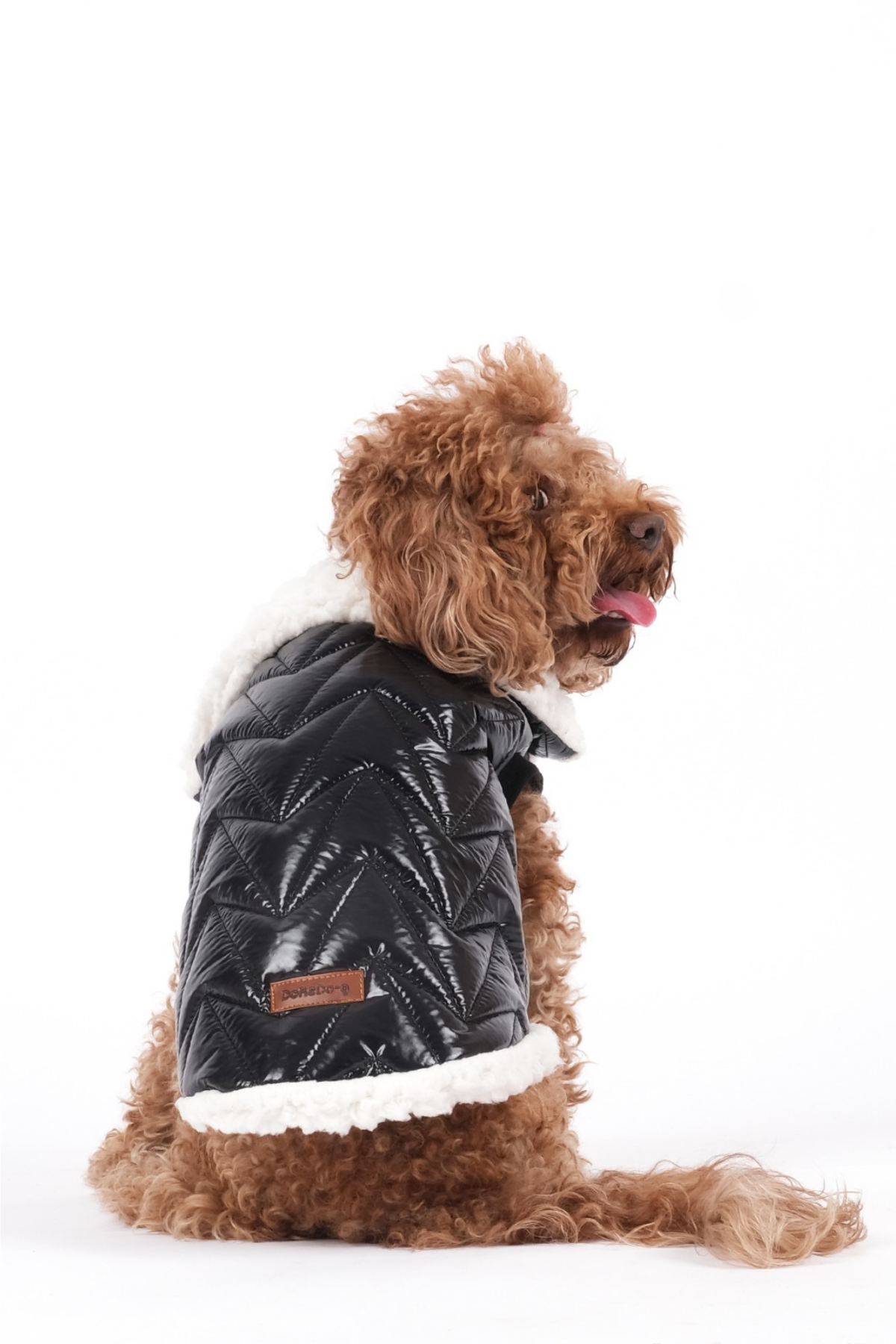 Doredog Siyah Parlak Yelek