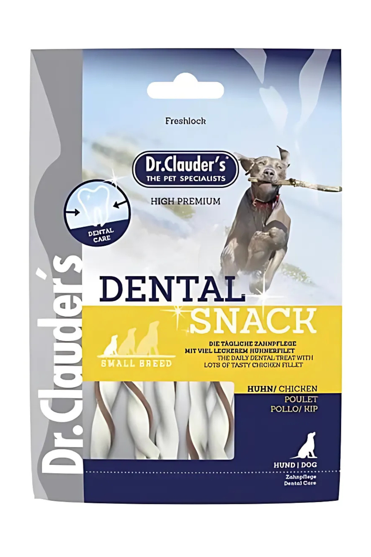 Dr. Clauders Dental Snack Tavuklu Diş Sağlığı Köpek Ödülü 80 Gr
