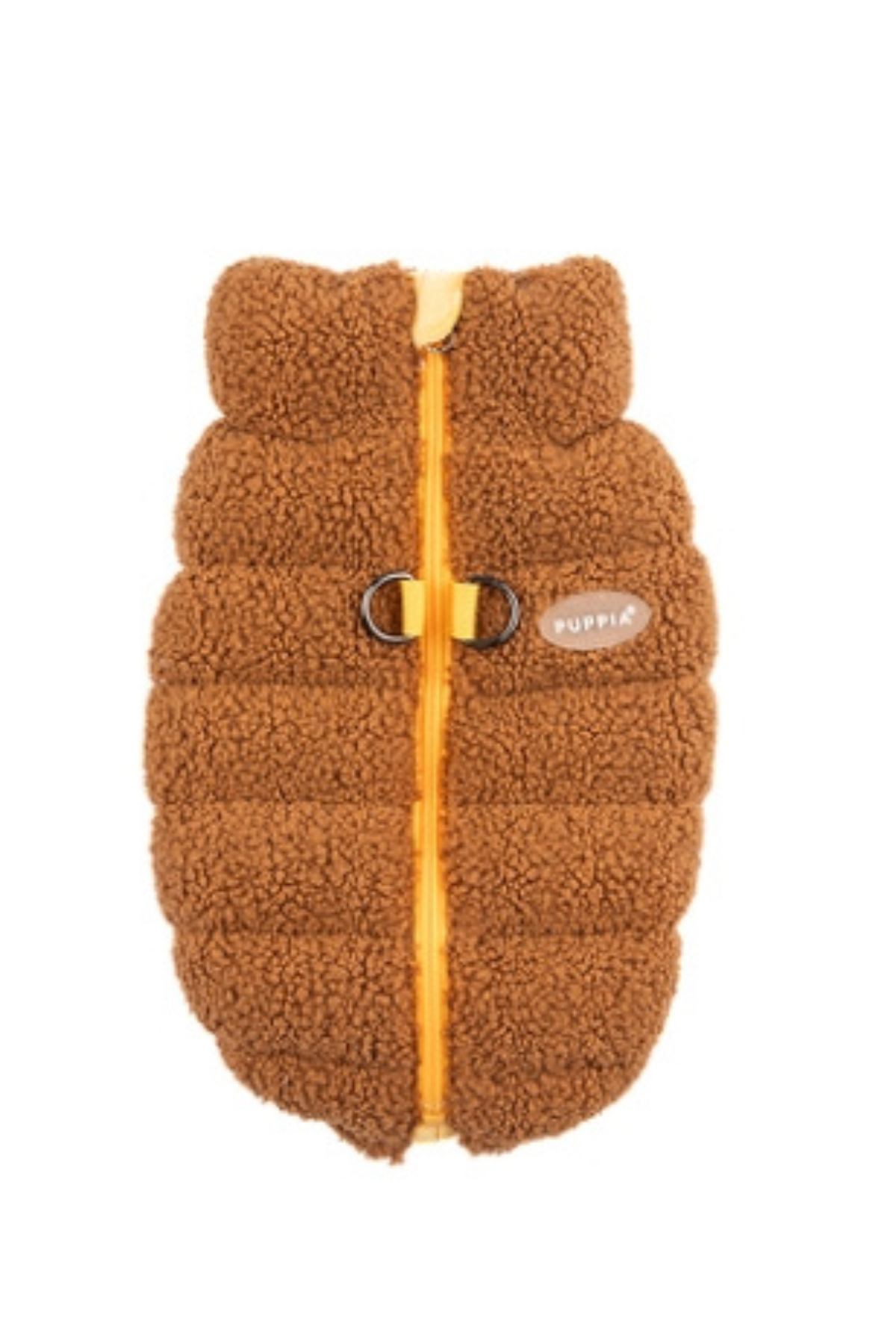 Puppia Cabin Polar Yelekli Göğüs Tasmalı Kış Tulumu - Kahverengi