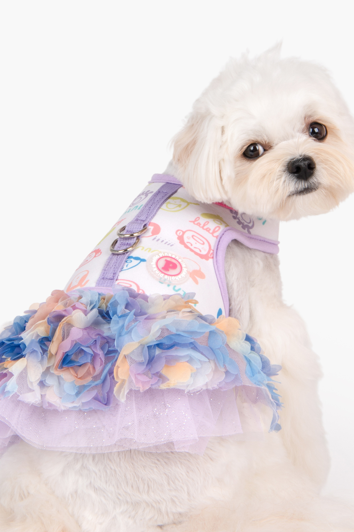 Pinkaholic New York Berthe Elbise Göğüs Tasması Mor