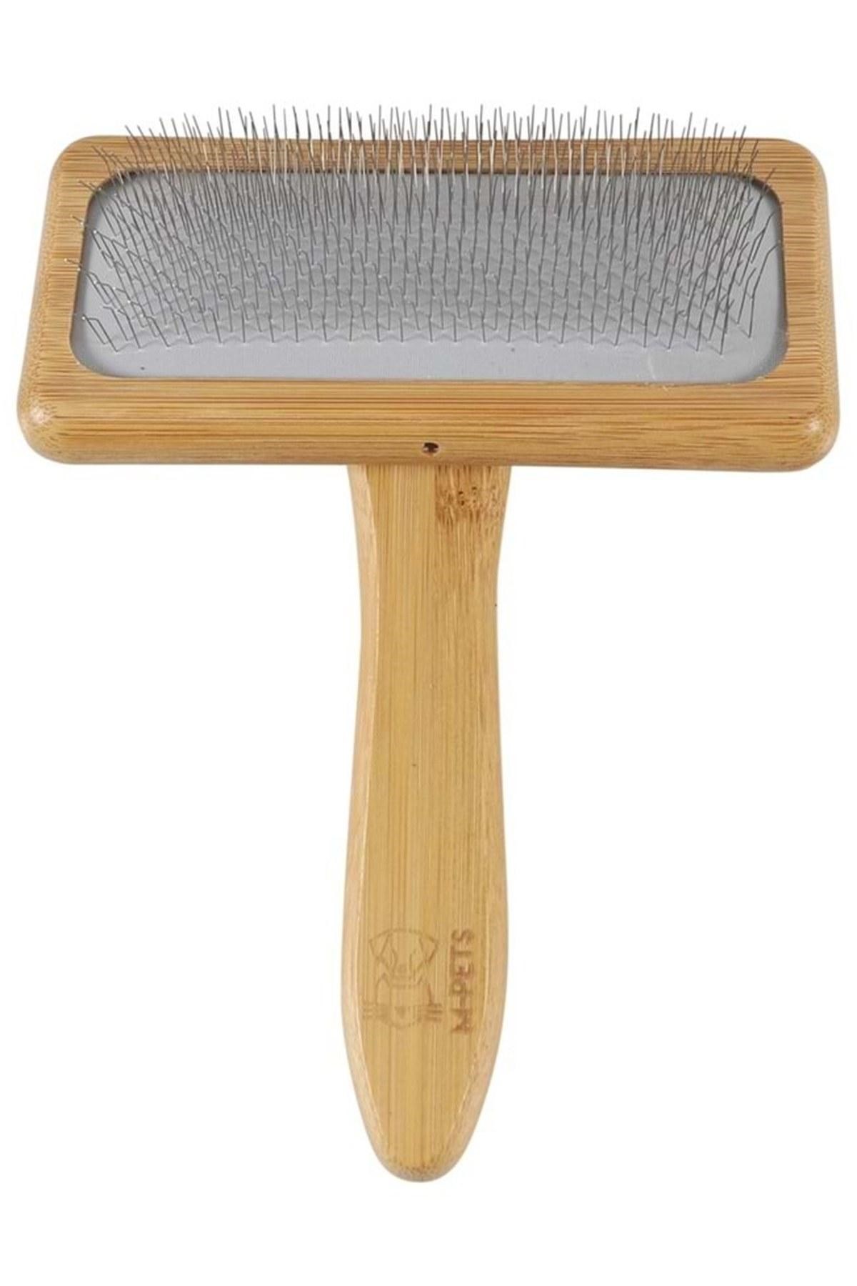 M-Pets Bamboo İnce Telli Köpek Fırçası 