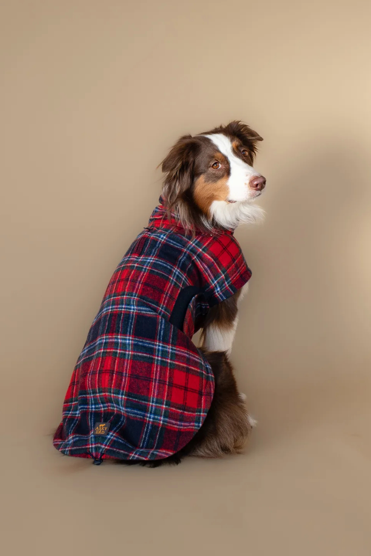 Asky&Erd Chicago Vest Crimson Tartan Plaid 