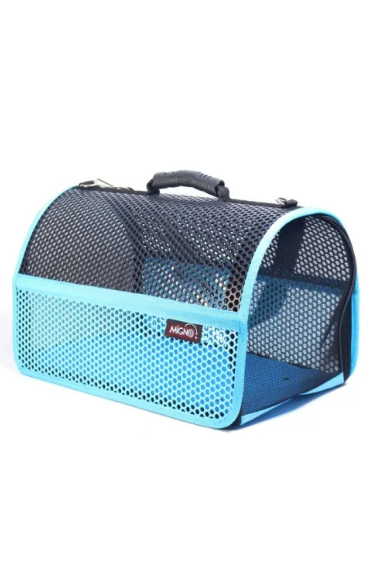 Migno Flybag Voyager Fileli Model Köpek Taşıma Çantası - Mavi-Siyah