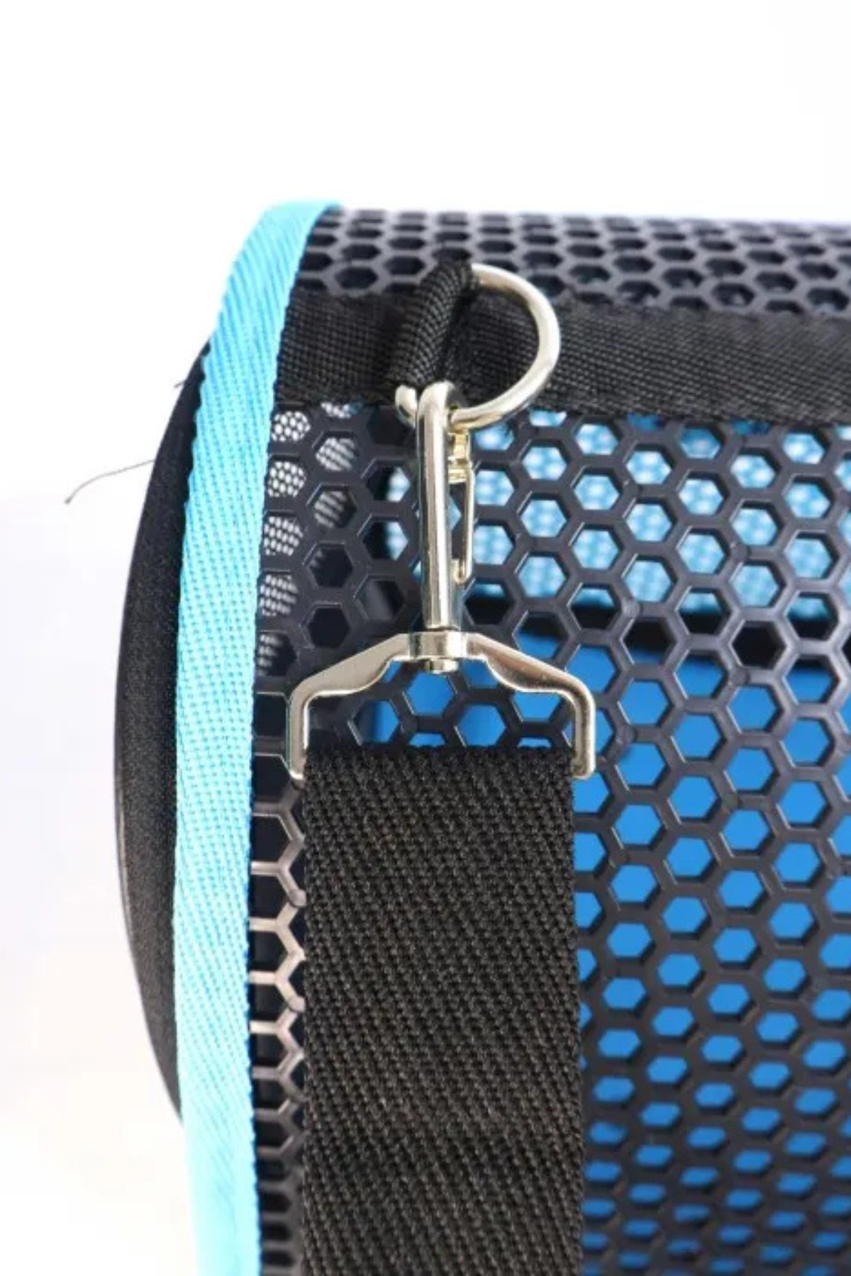 Migno Flybag Voyager Fileli Model Kedi Köpek Taşıma Çantaları - Turkuaz-Siyah