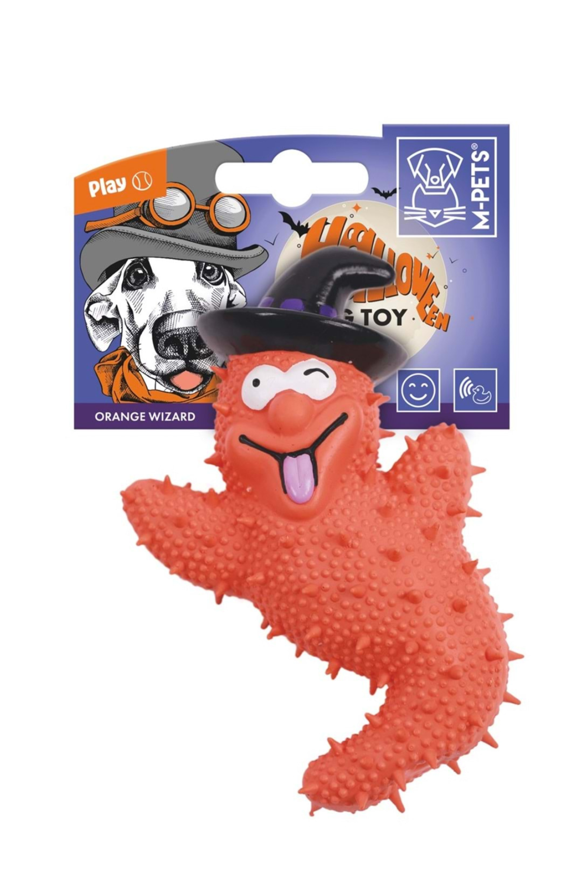 M-PETS HALLOWEEN ORANGE WİZARD KÖPEK OYUNCAĞI