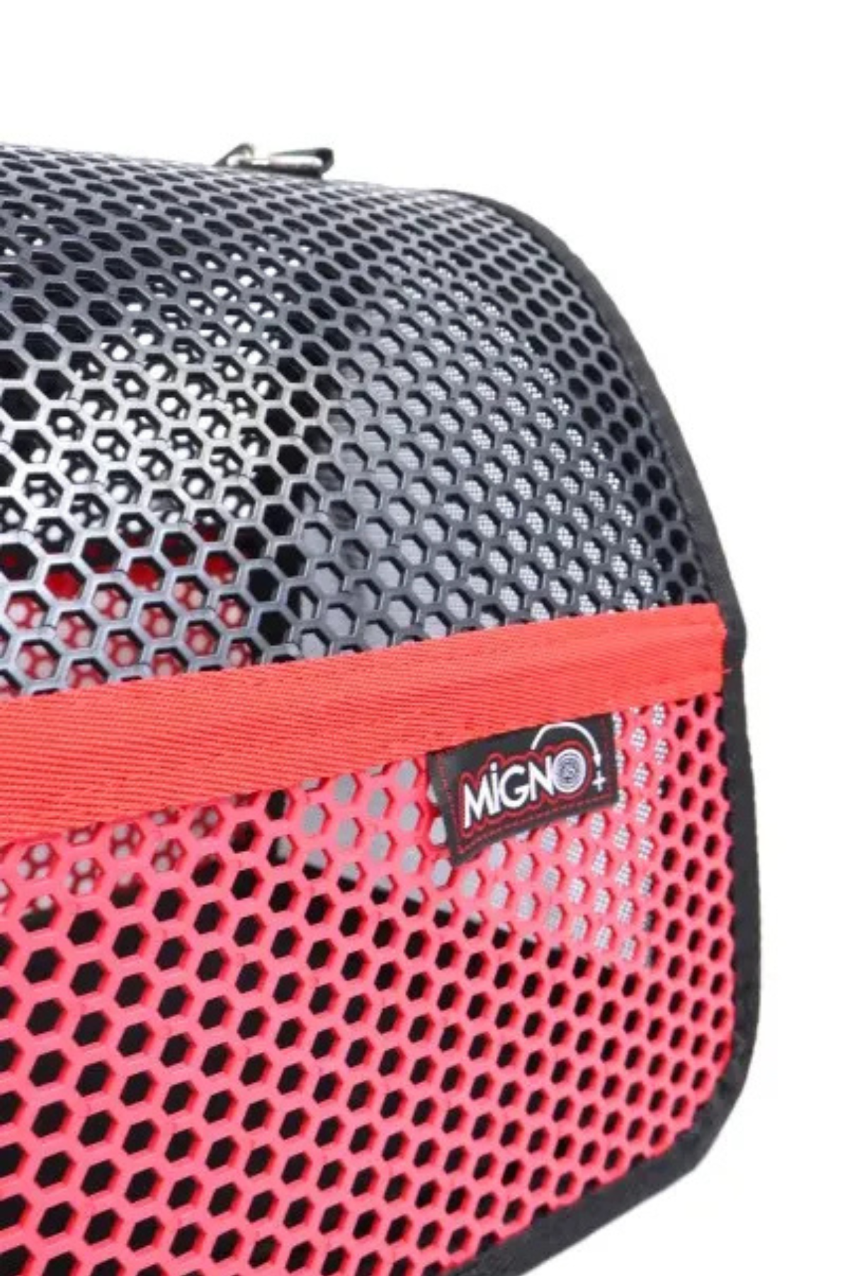 Migno Flybag Voyager Fileli Model Kedi Köpek Taşıma Çantaları - Kırmızı-Siyah