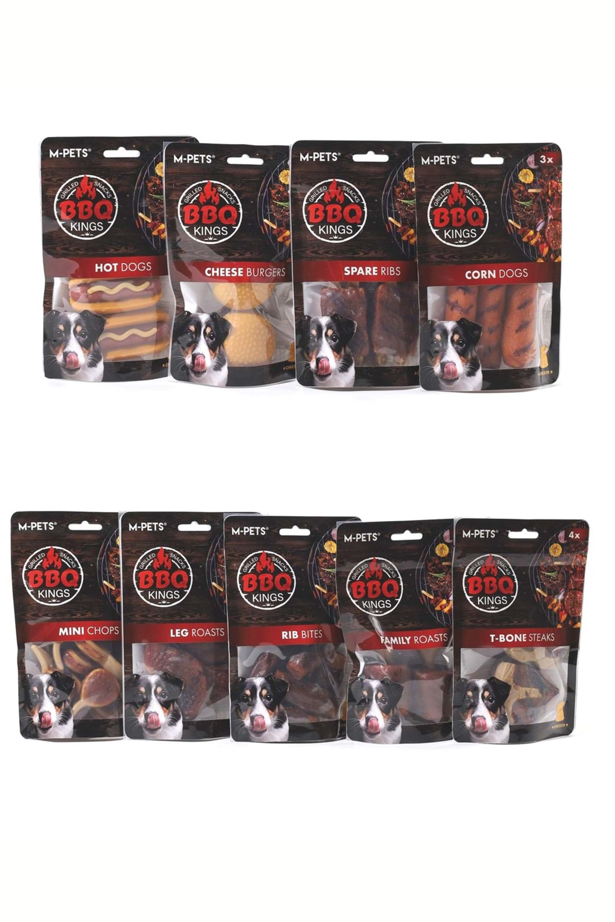 M-PETS BBQ KINGS CORN DOGS CHICKEN ÖDÜL 90GR