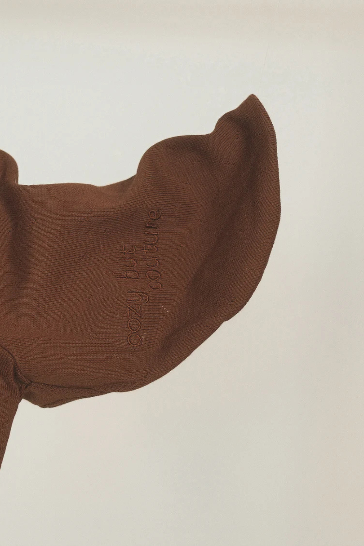 Lil.co Basic Turtleneck Köpek Tshirt Kahve