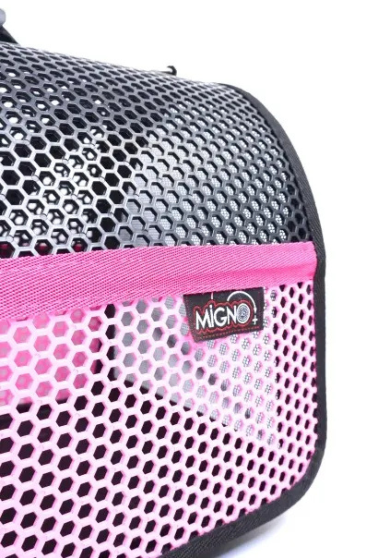 Migno Flybag Voyager Fileli Model Kedi Köpek Taşıma Çantaları - Pembe-Siyah