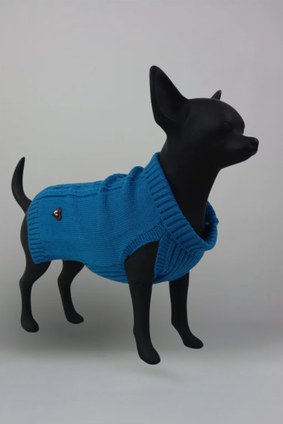 LouLou Örgü Triko Kazak Mavi 