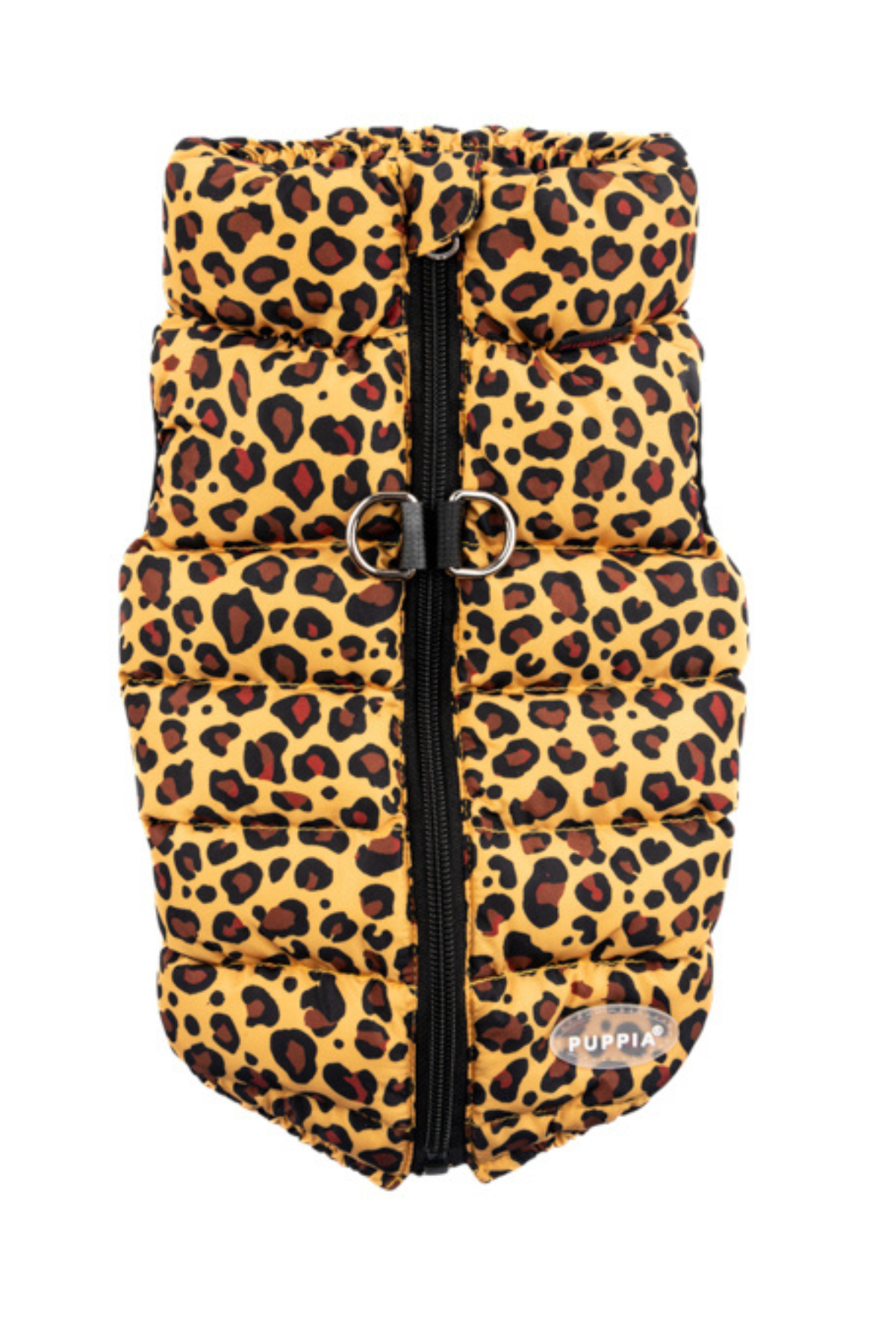 Puppia Wild Puffer Yelekli Göğüs Tasması - Kahverengi