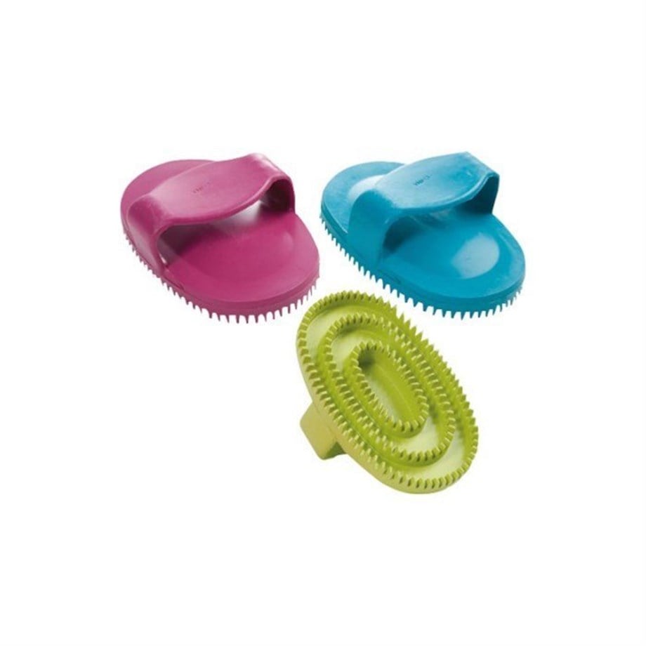 Flamingo Renkli Kauçuk Oval Fırça