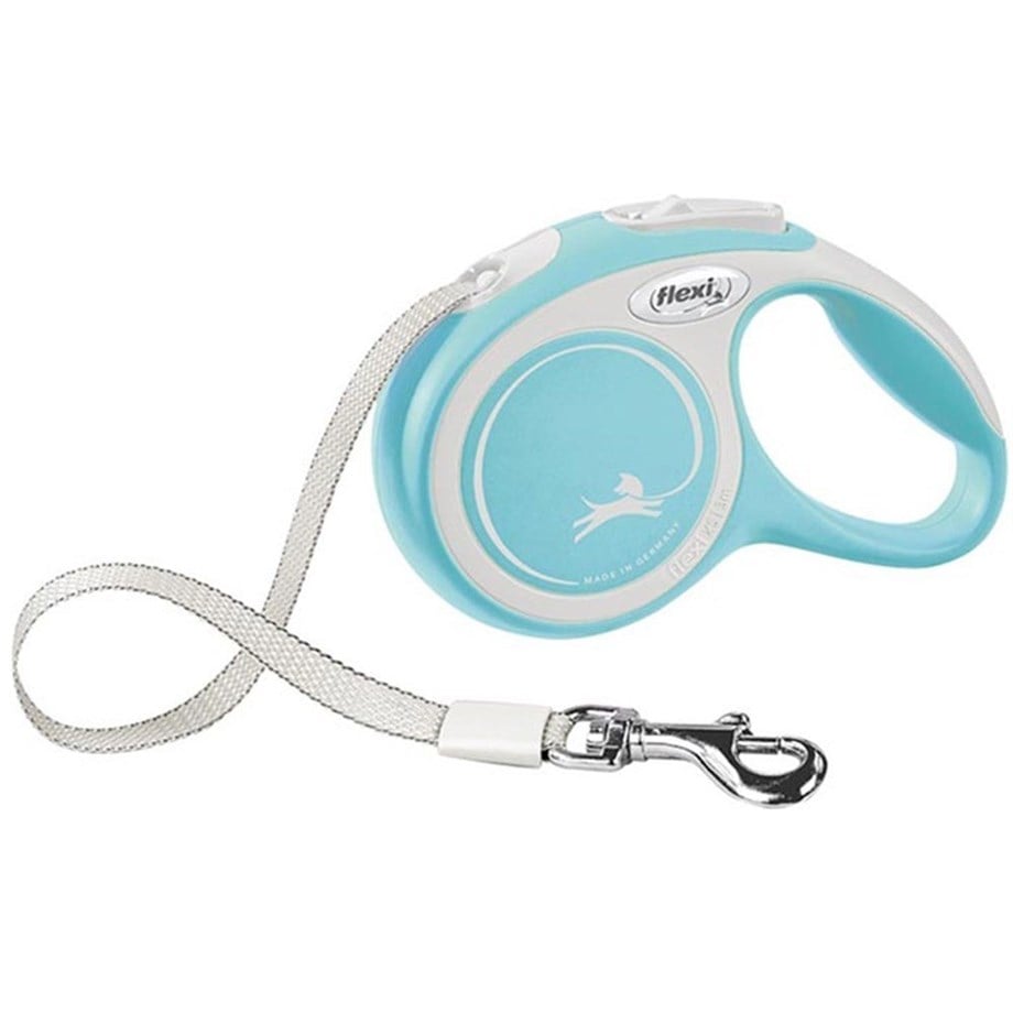Flexi New Comfort Small Şerit Otomatik Gezdirme Açık Mavi 5 Metre