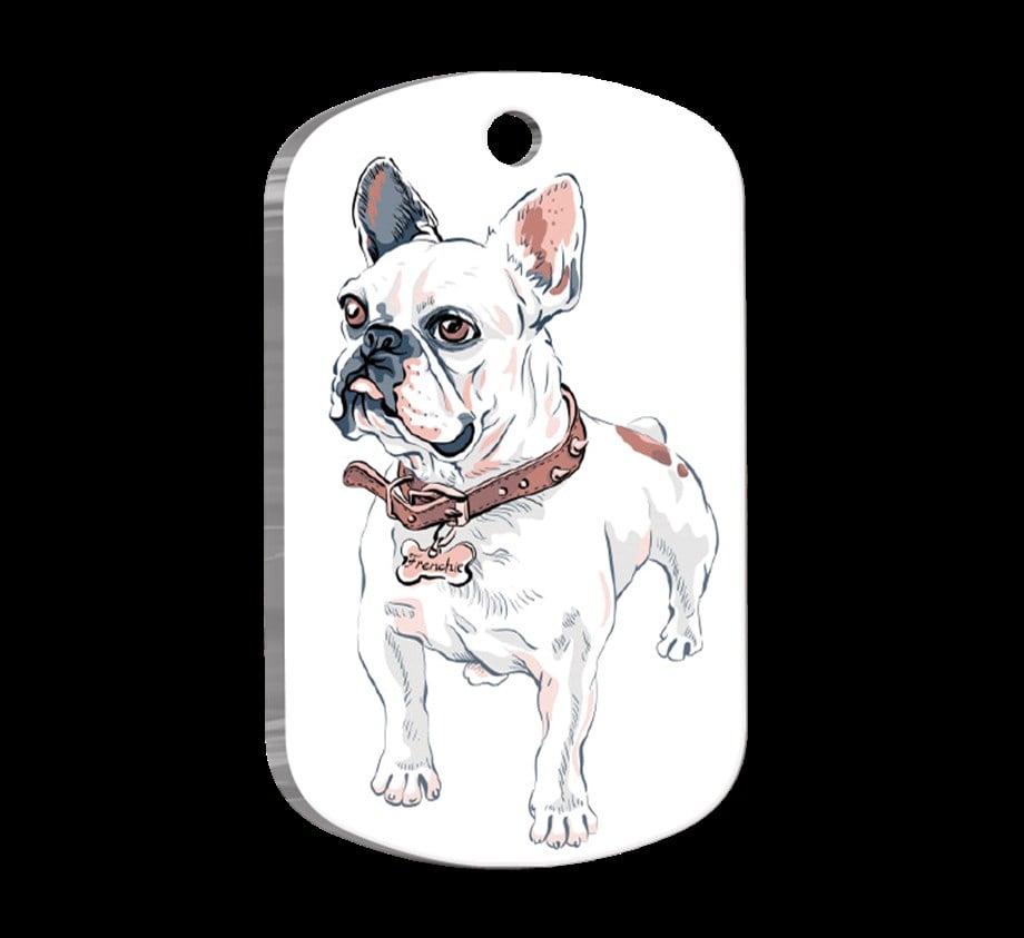 French Bulldog 2 Resimli Köpek Künyesi
