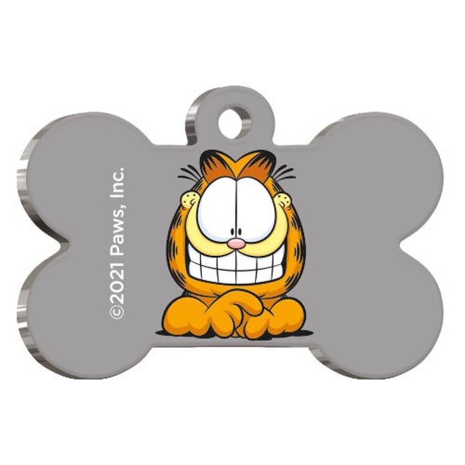 Garfield Kemik Şekilli Kedi ve Köpek Künyesi