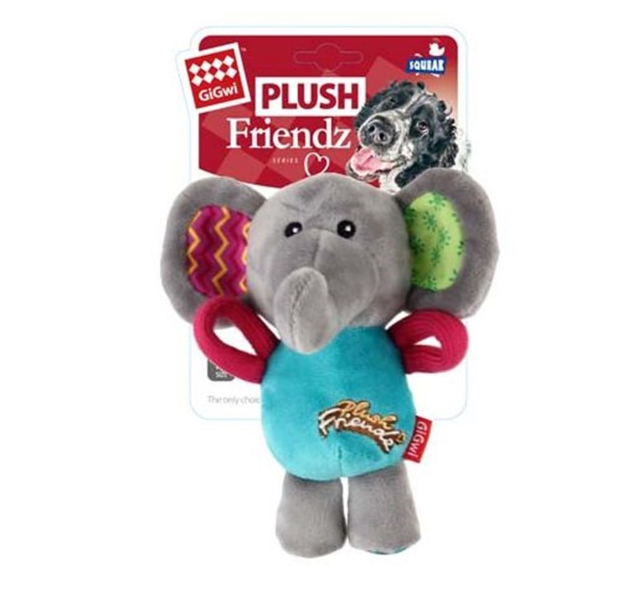 Gigwi Plush Friendz Sesli Fil Köpek Oyuncağı