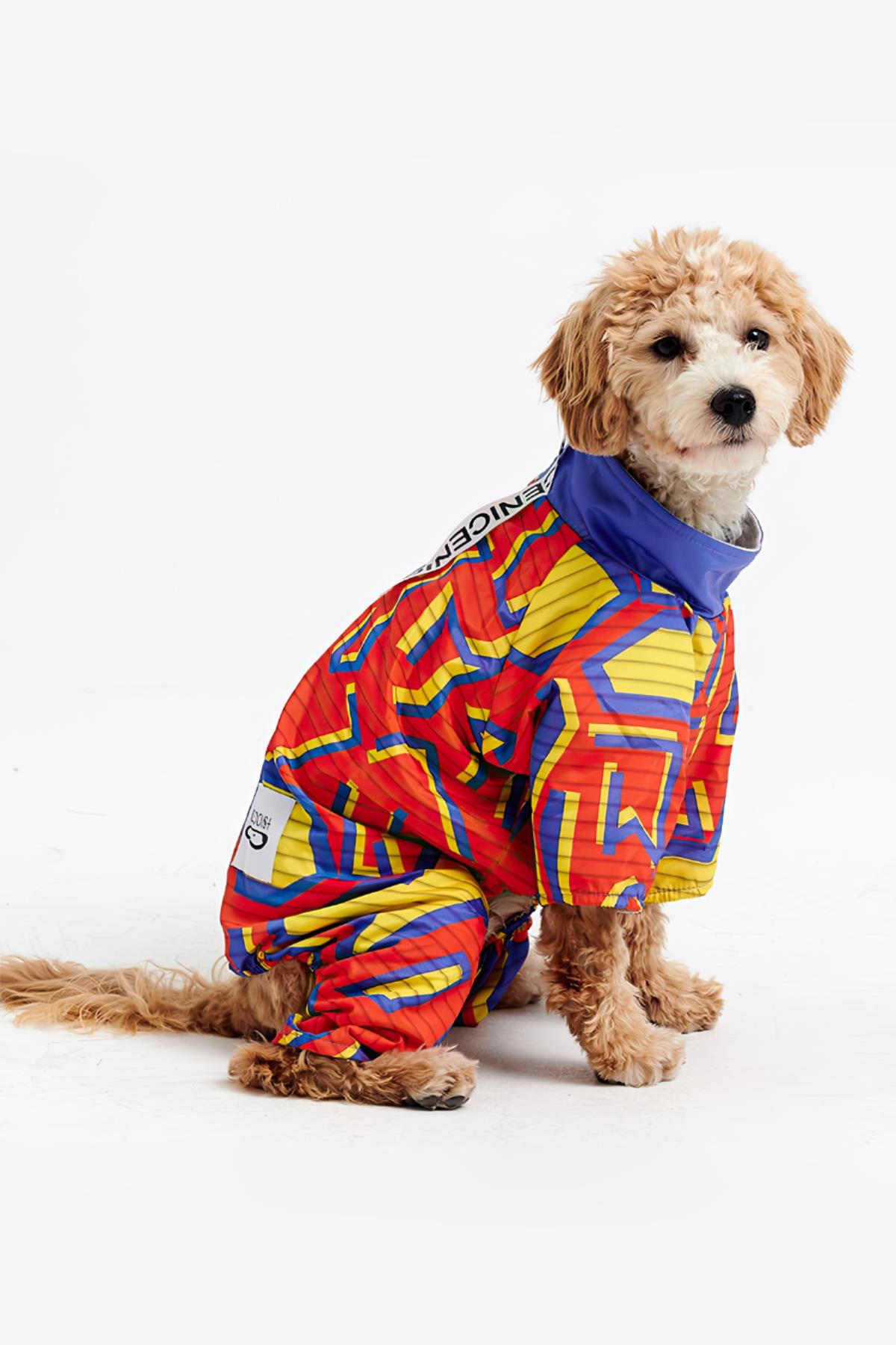 Godoist Jumpsuit Series - Pixel Köpek Tulum Yağmurluk