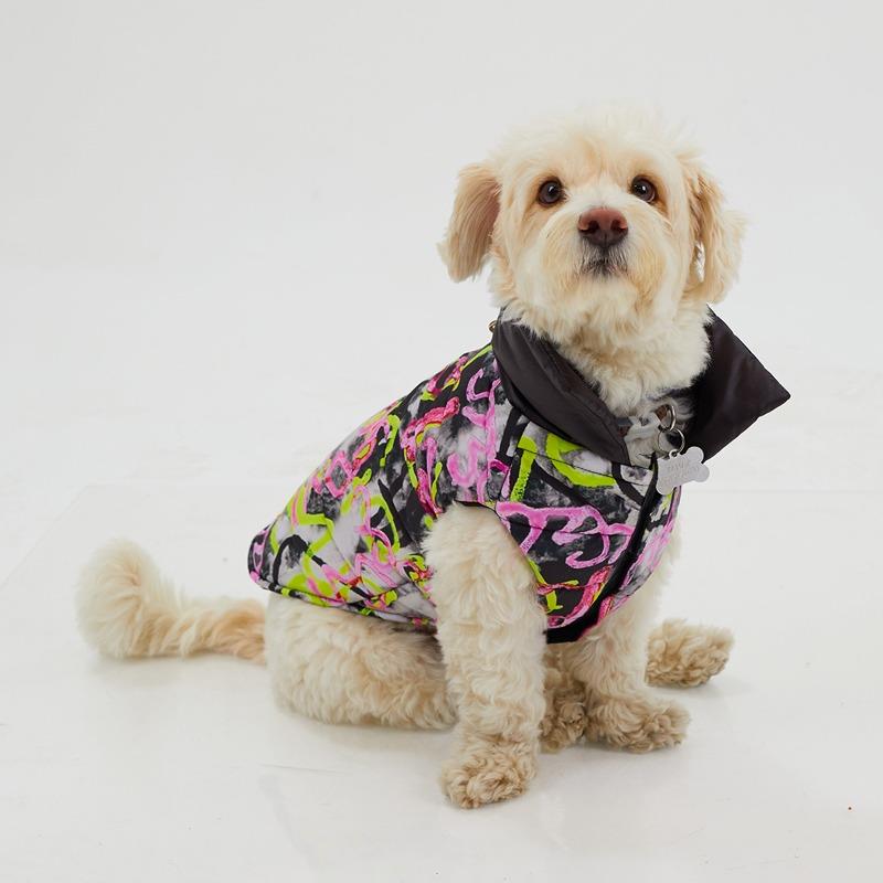 Godoist Puffer Series Graffiti Köpek Montu