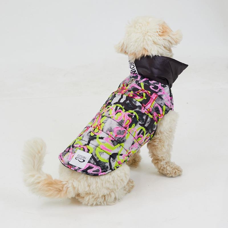 Godoist Puffer Series Graffiti Köpek Montu