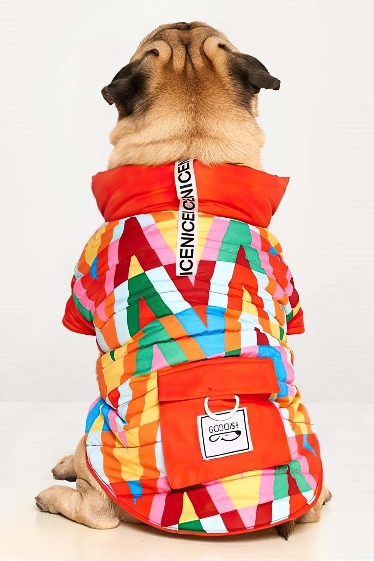 Godoist Puffer Series-Zigzag Dog Coat