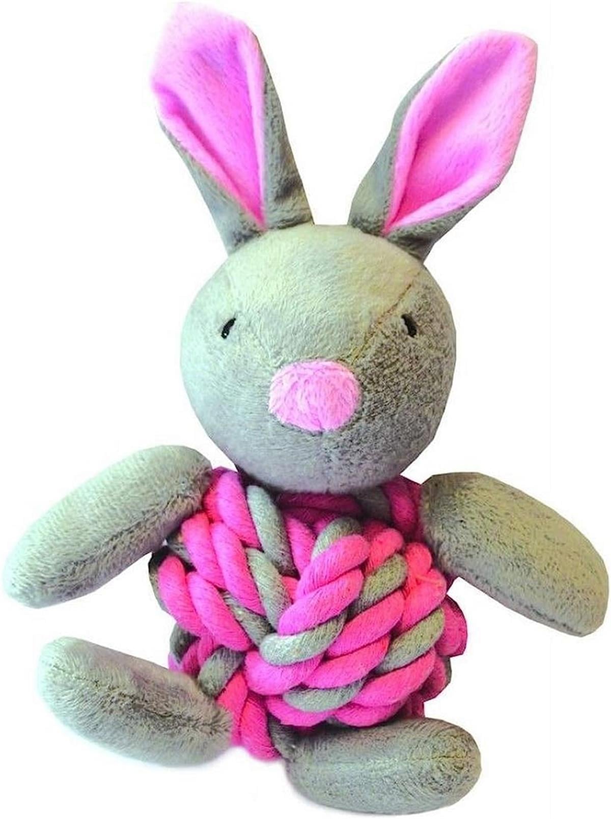 Happy Pet Little Rascals Knottie Bunny Pembe