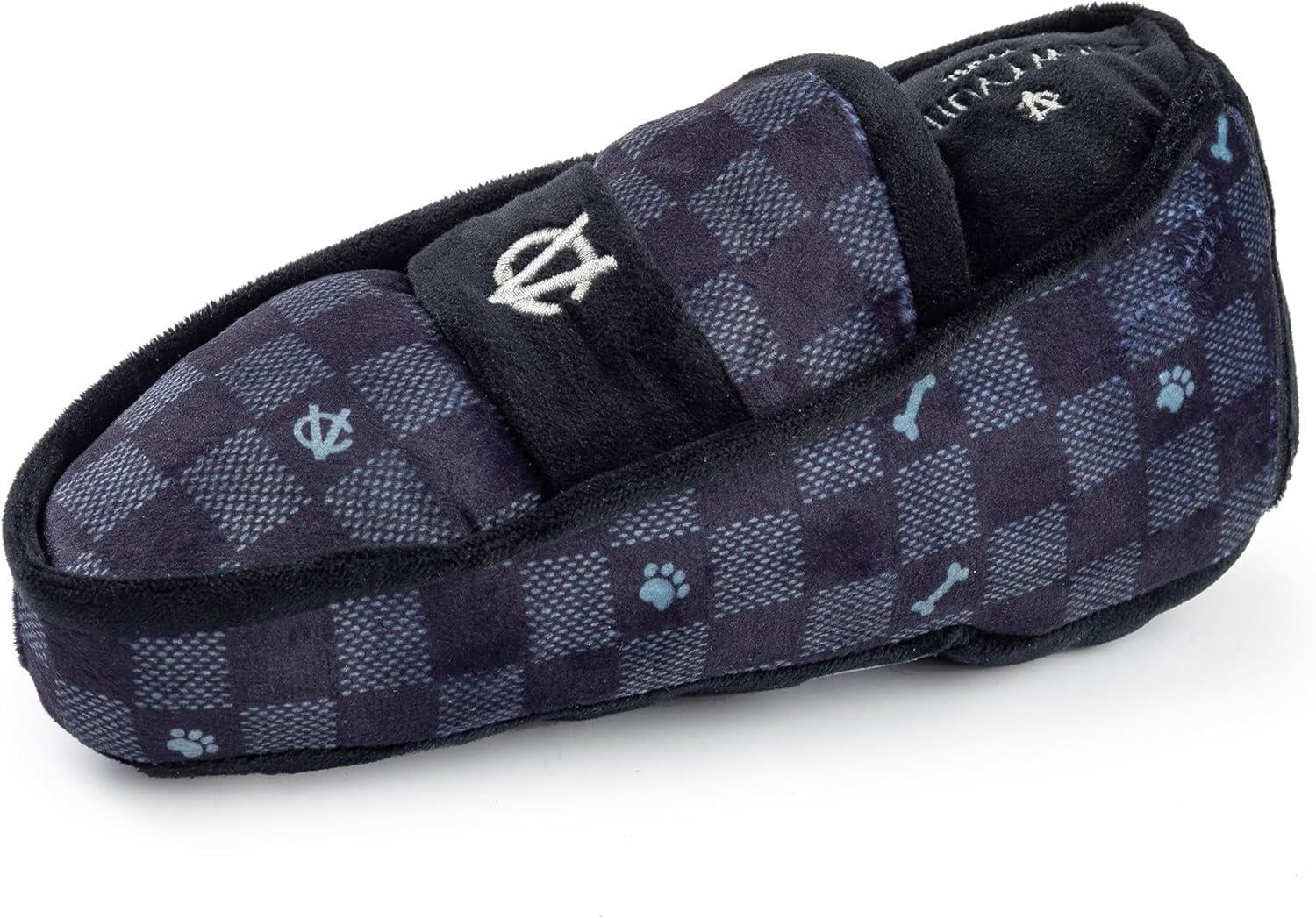 Haute Diggity Dog Black Checker Chewy Vuiton Loafer 