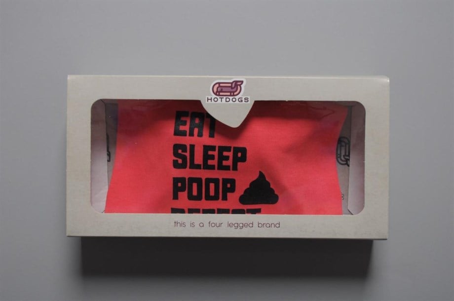 Hotdogs Eat Sleep Poop Repeat Pink Köpek T-Shirt