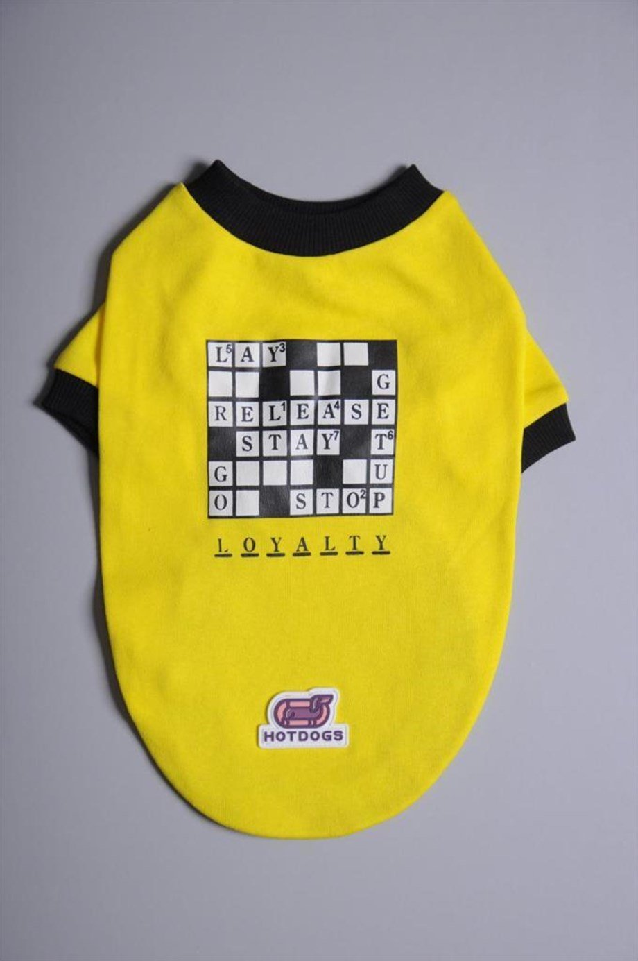 Hotdogs Loyalty Yellow Köpek T-Shirt