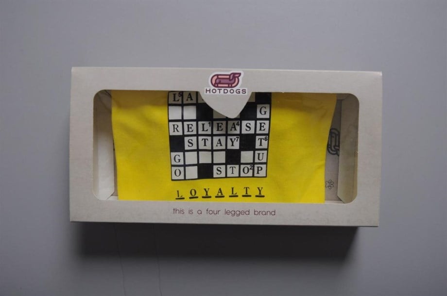 Hotdogs Loyalty Yellow Köpek T-Shirt