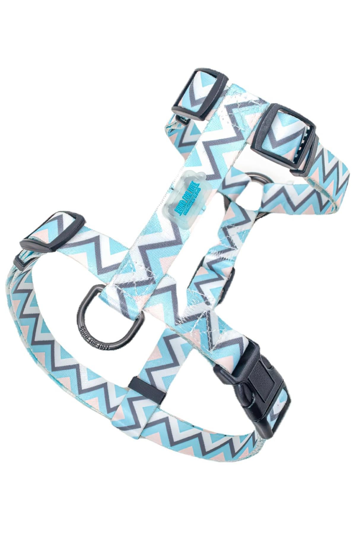 Ispet Wave Blue Spider Köpek Göğüs Tasması