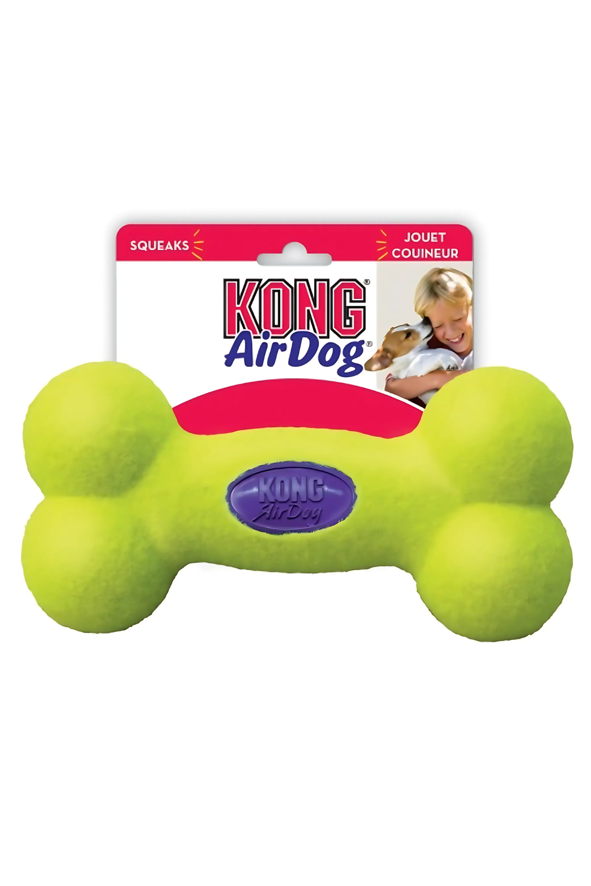 KONG AirDog Kemik Şeklinde Sesli Köpek Oyuncağı - L