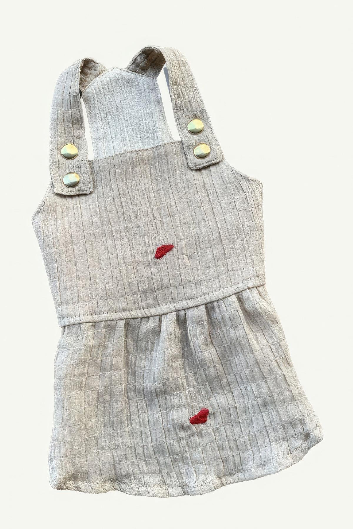 Lil.co Organic Linen Dress Köpek Elbise