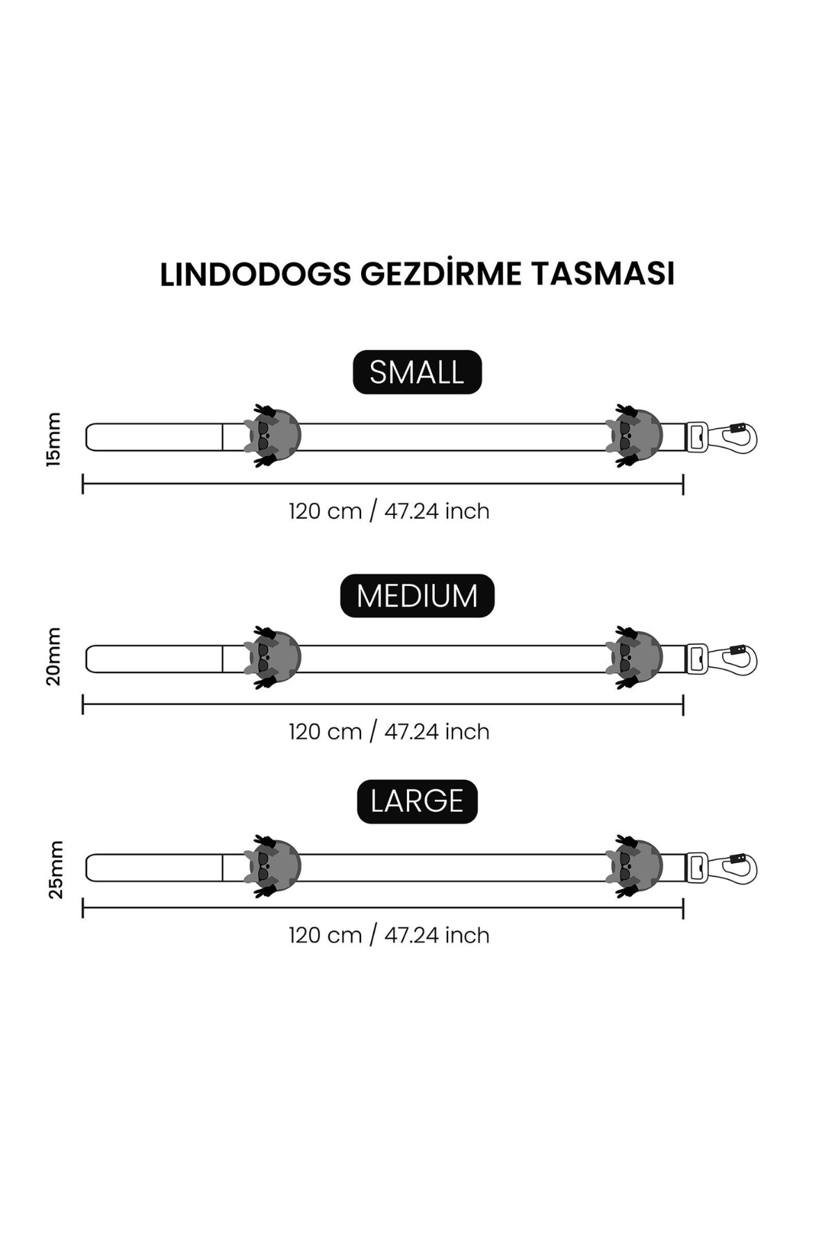 Lindodogs Blush Gezdirme Tasması