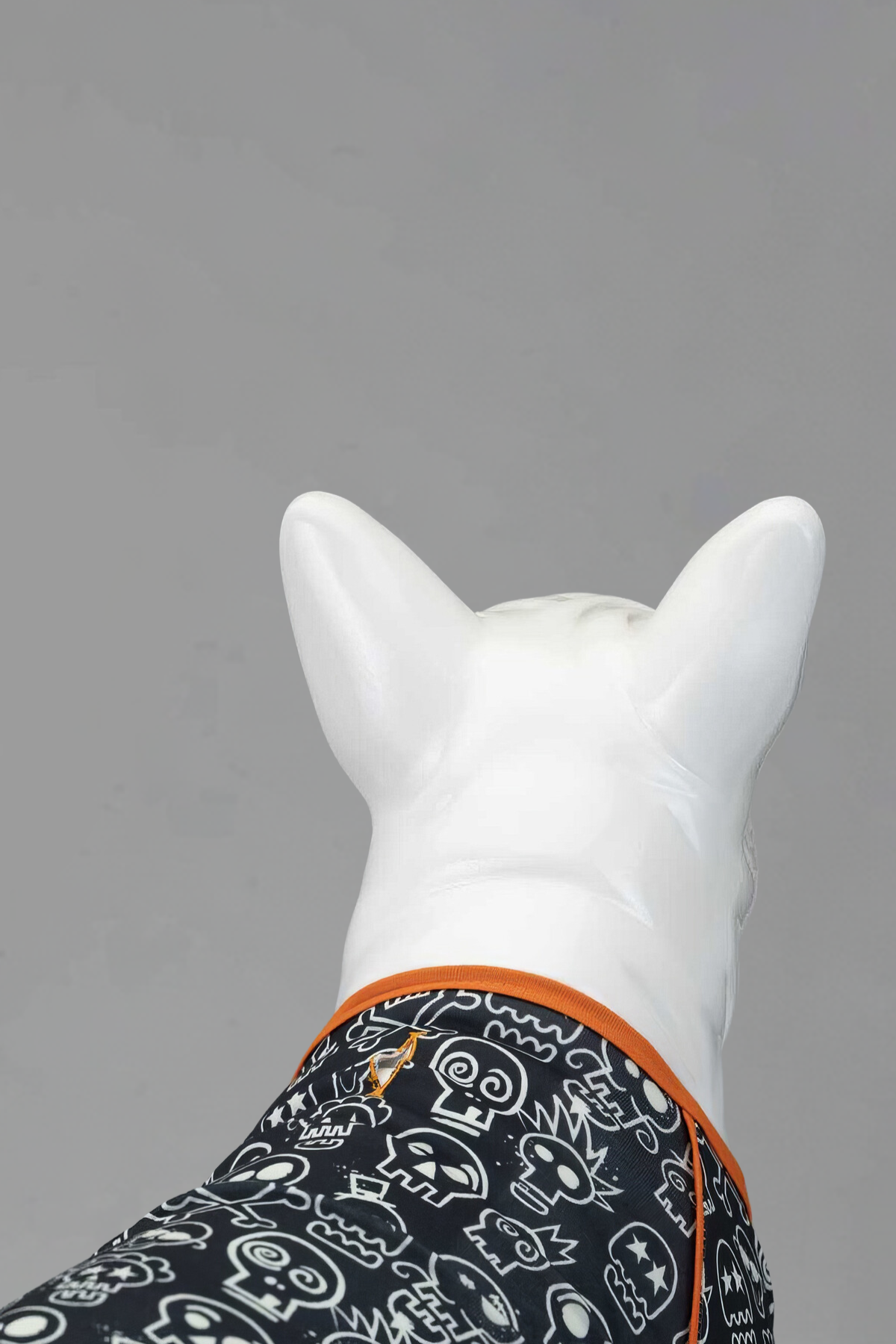 Lindodogs Funny Skull Küçük, Orta ve Büyük Irk Köpek Tshirt