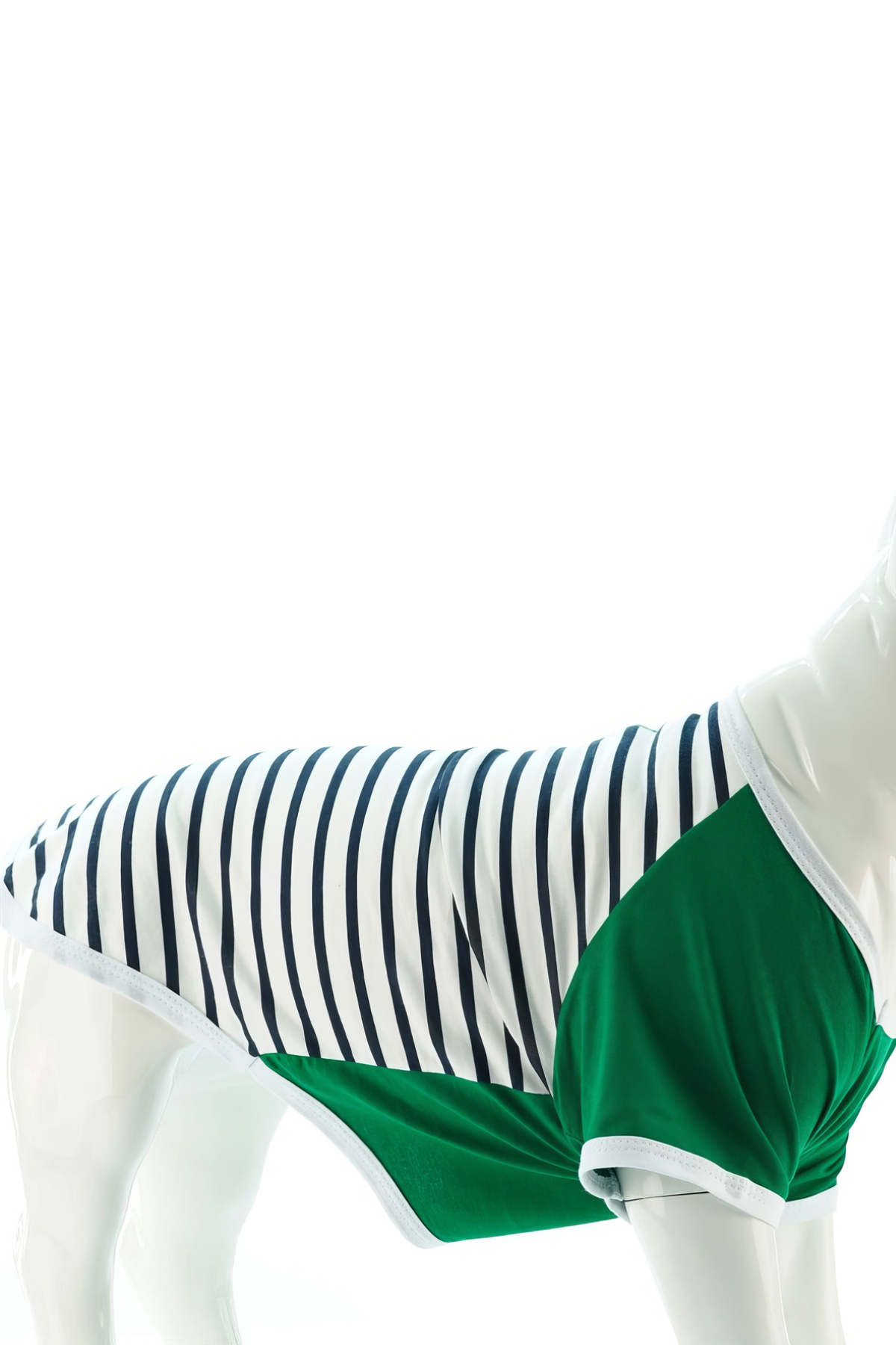 Lindodogs Green Çizgili Köpek T-shirt