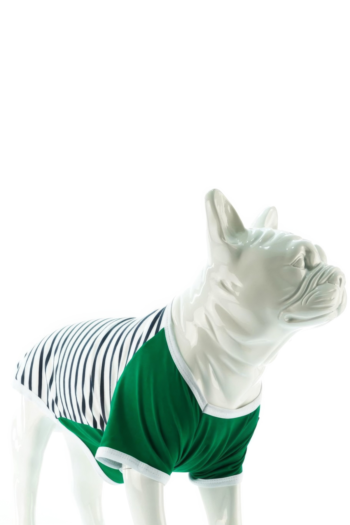 Lindodogs Green Çizgili Köpek T-shirt