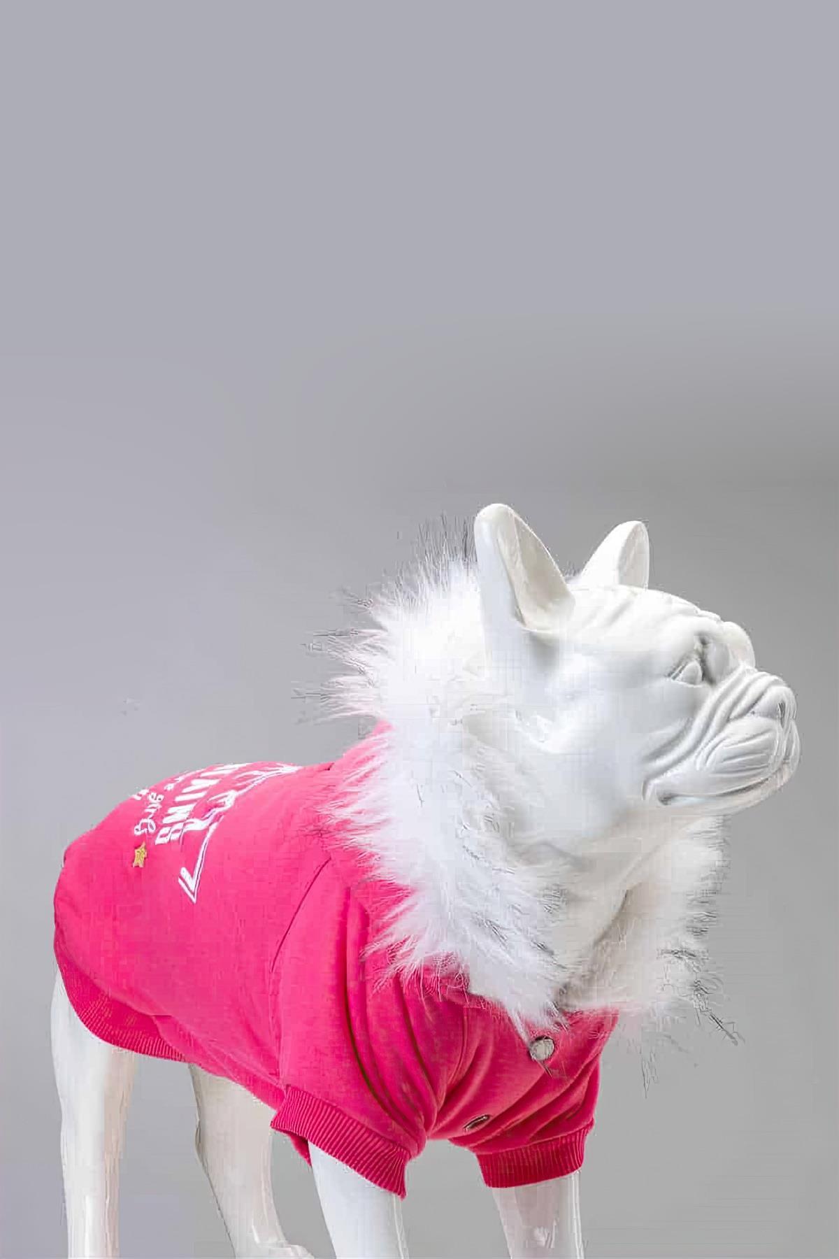 Lindodogs Mountains Small And Middle Race Dog Sweatshirt Pink