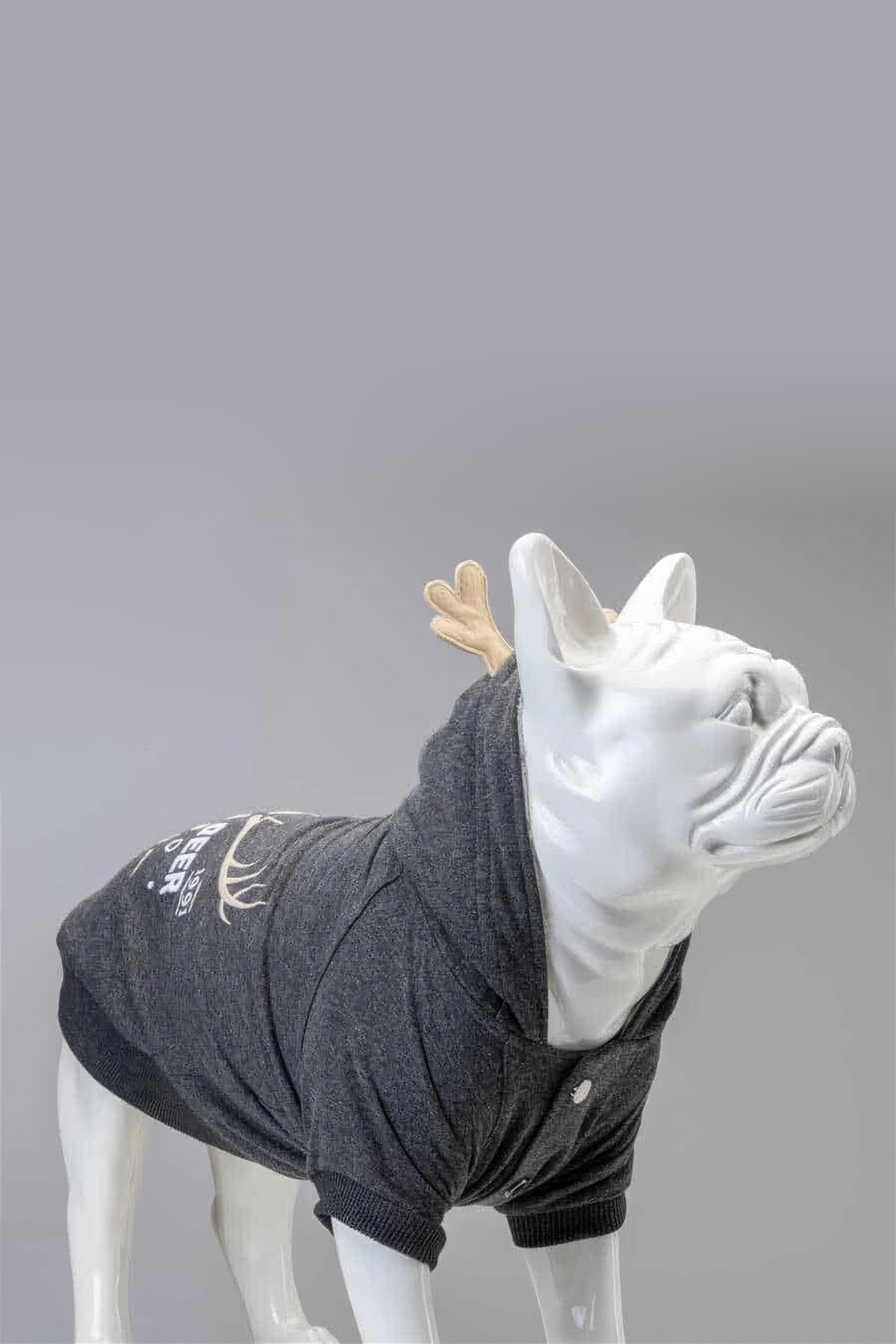 Lindodogs North Deer Small And Middle Race Dog Anthracit Sweatshirt