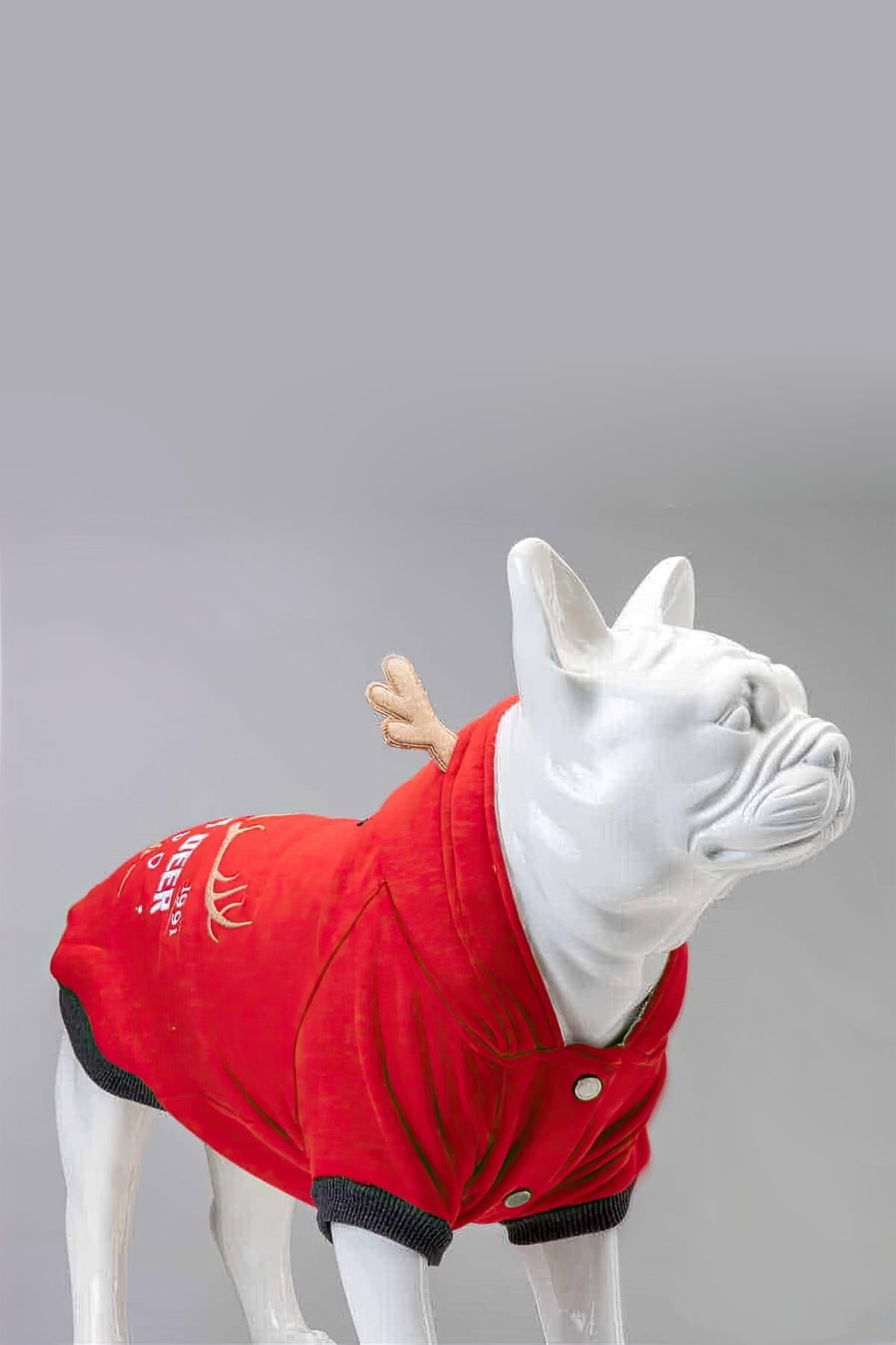 Lindodogs North Deer Small And Middle Race Dog Red Sweatshirt