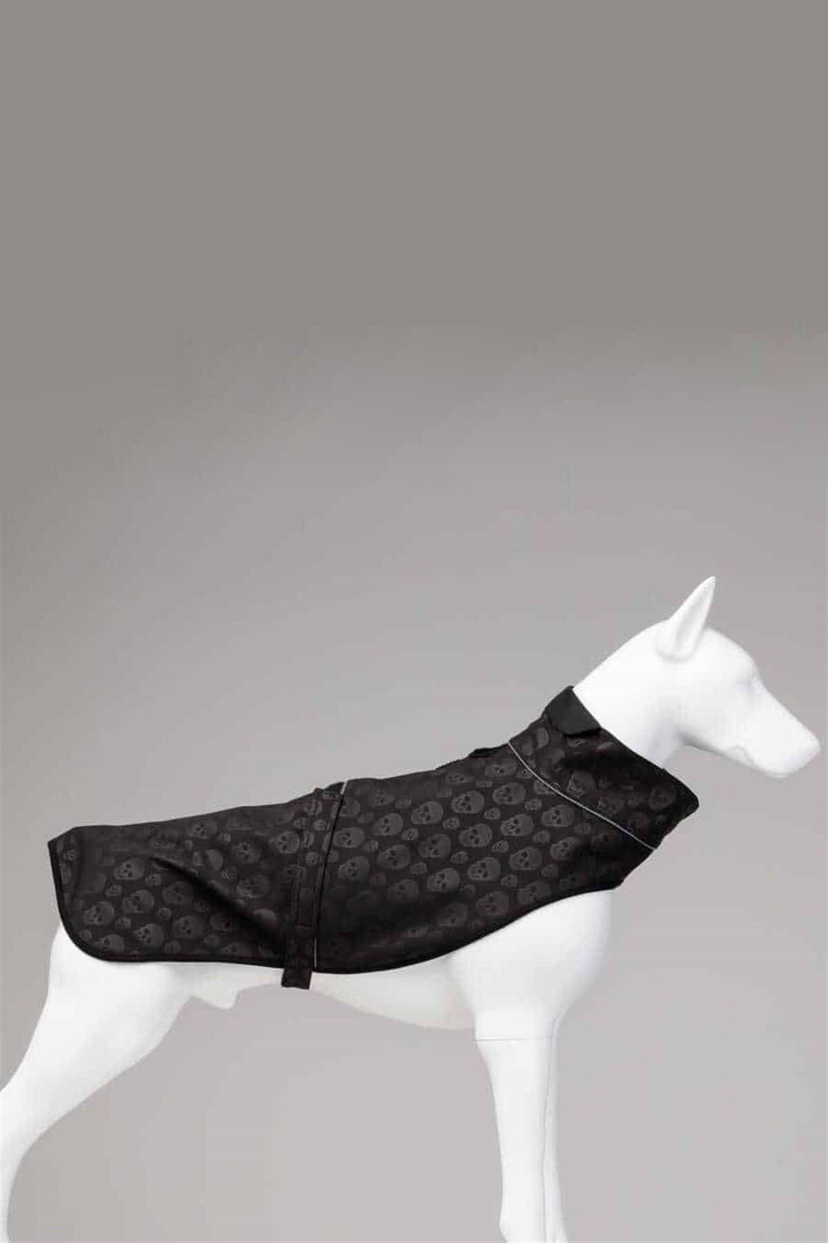 Lindodogs Softshell Black Skull Küçük,Orta ve Büyük Irk Köpek Yağmurluğu