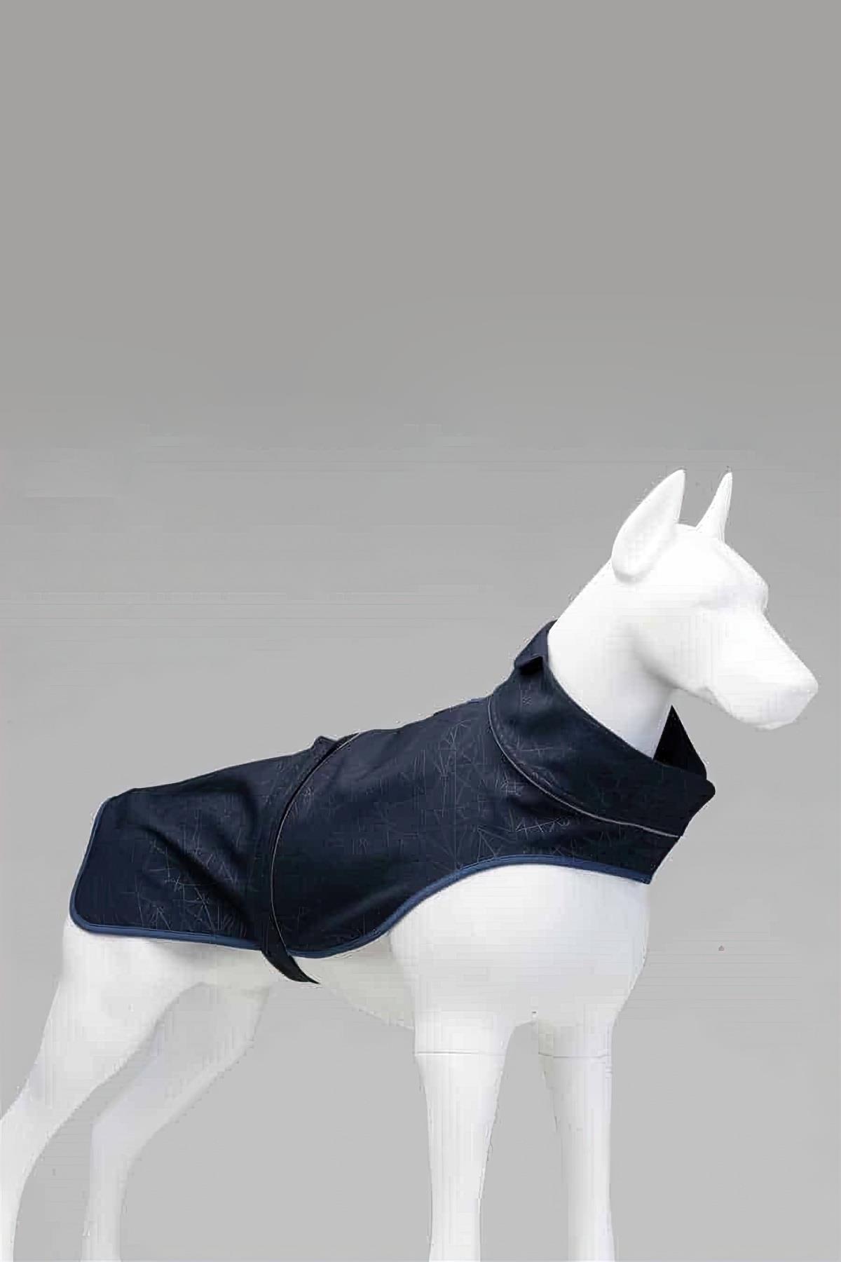 Lindodogs Softshell Magnetic Navy Küçük,Orta ve Büyük Irk Köpek Yağmurluğu