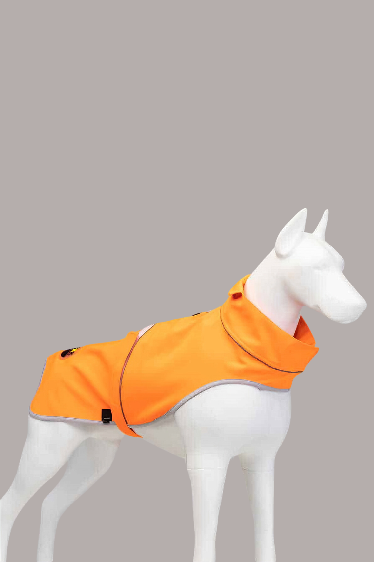Lindodogs Softshell Neon Orange Small, Medium And Large Race Dog Rail