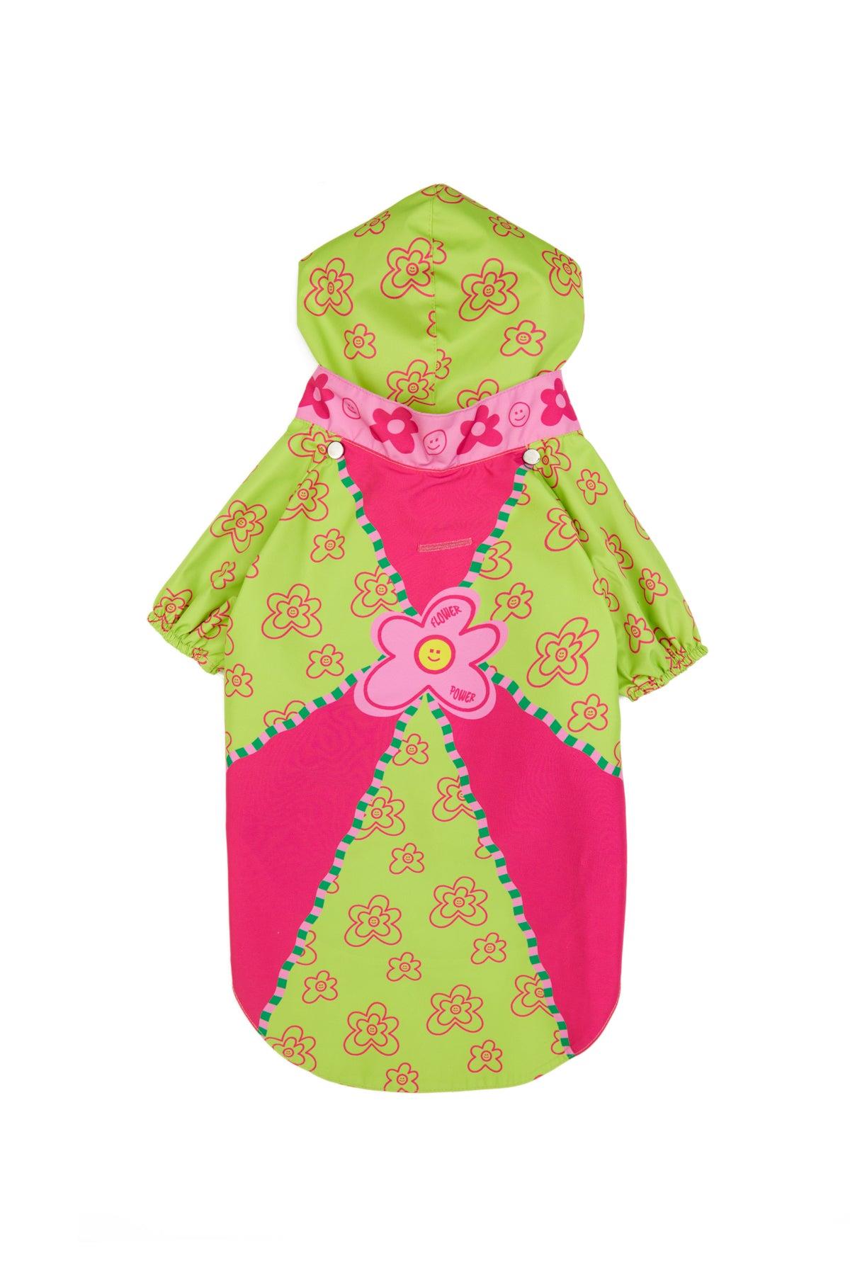 Little Monster Flower Power Dog Rain