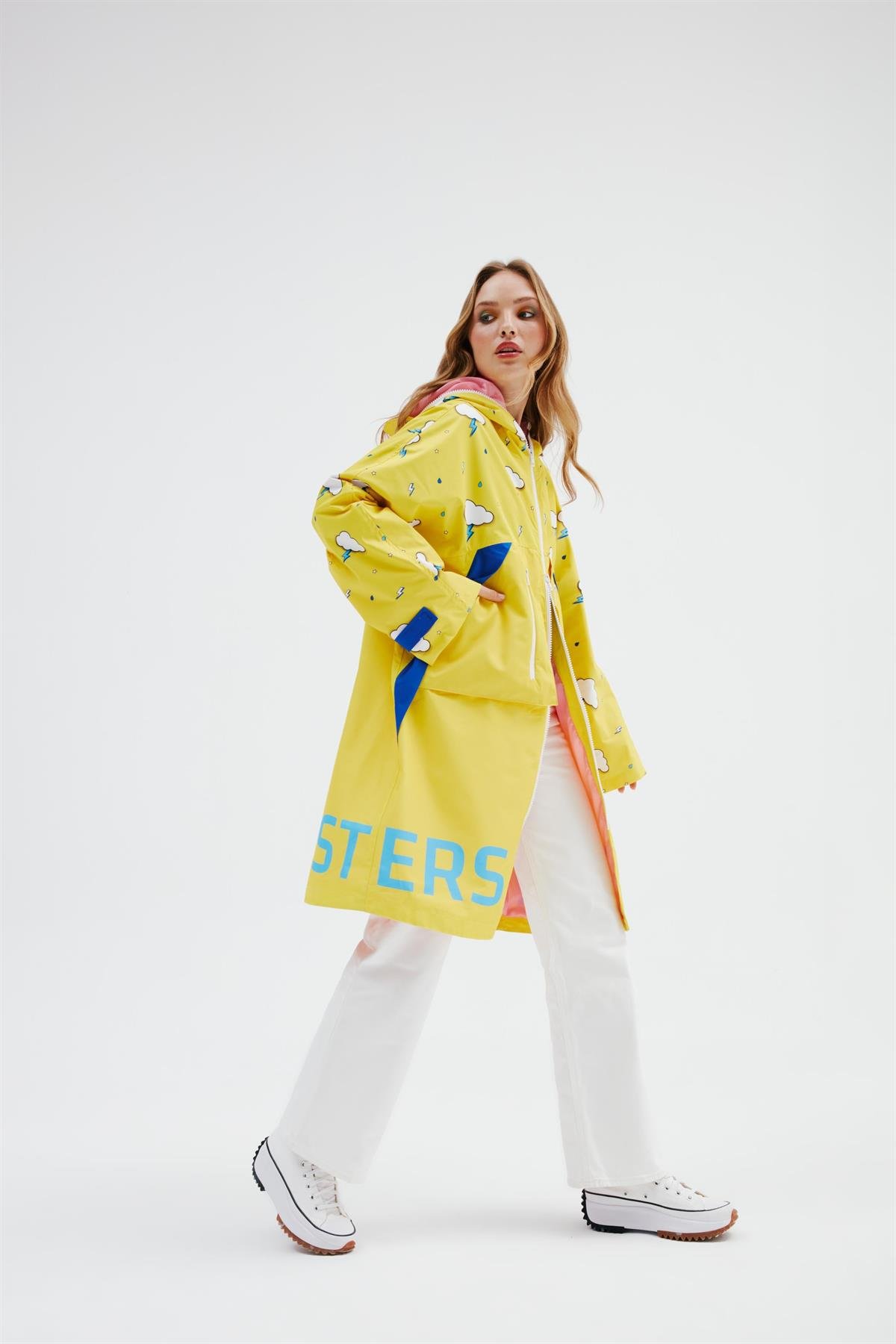 Little Monster Yellow Cloud Yağmurluk