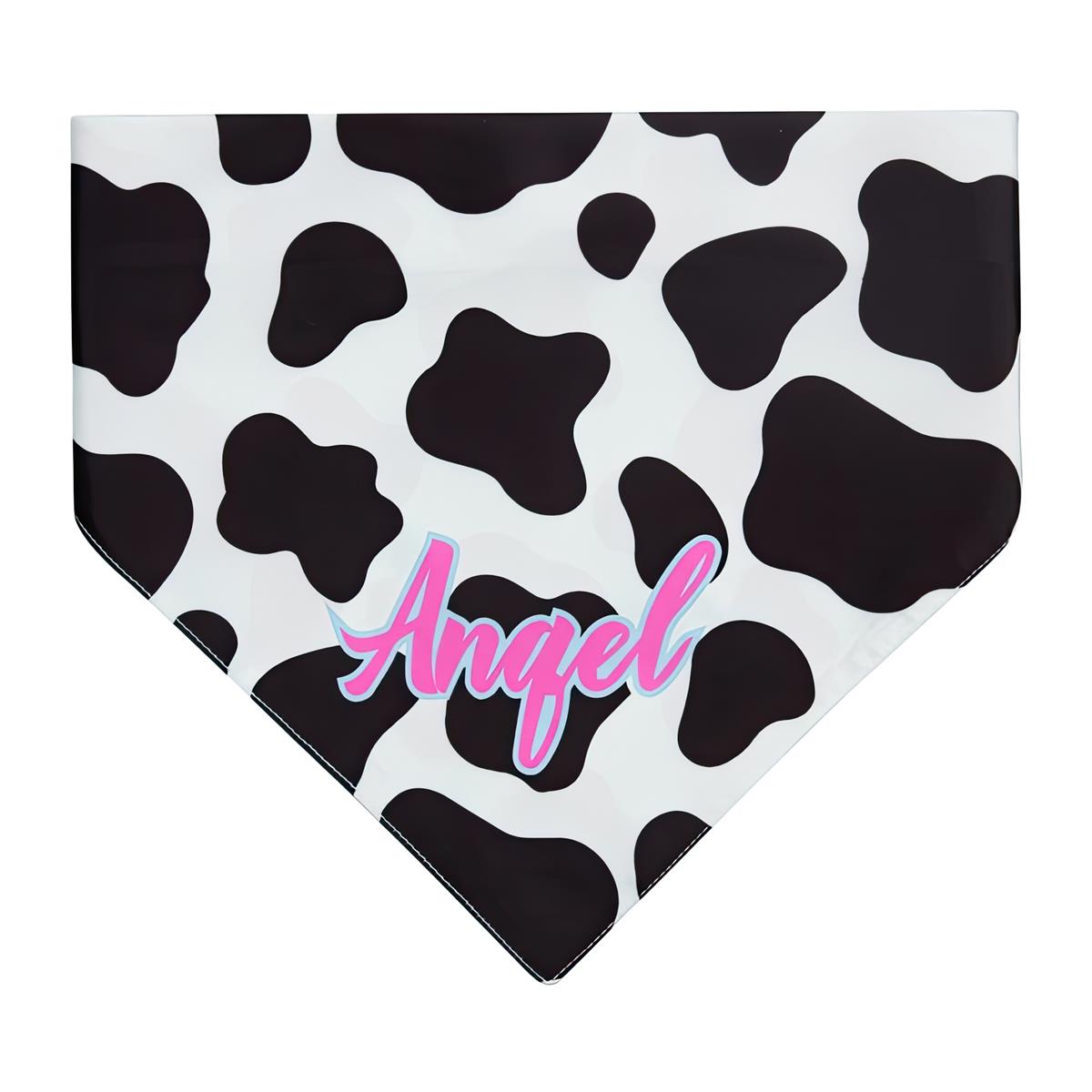 Little Monsters Cow Print Angel Bandana