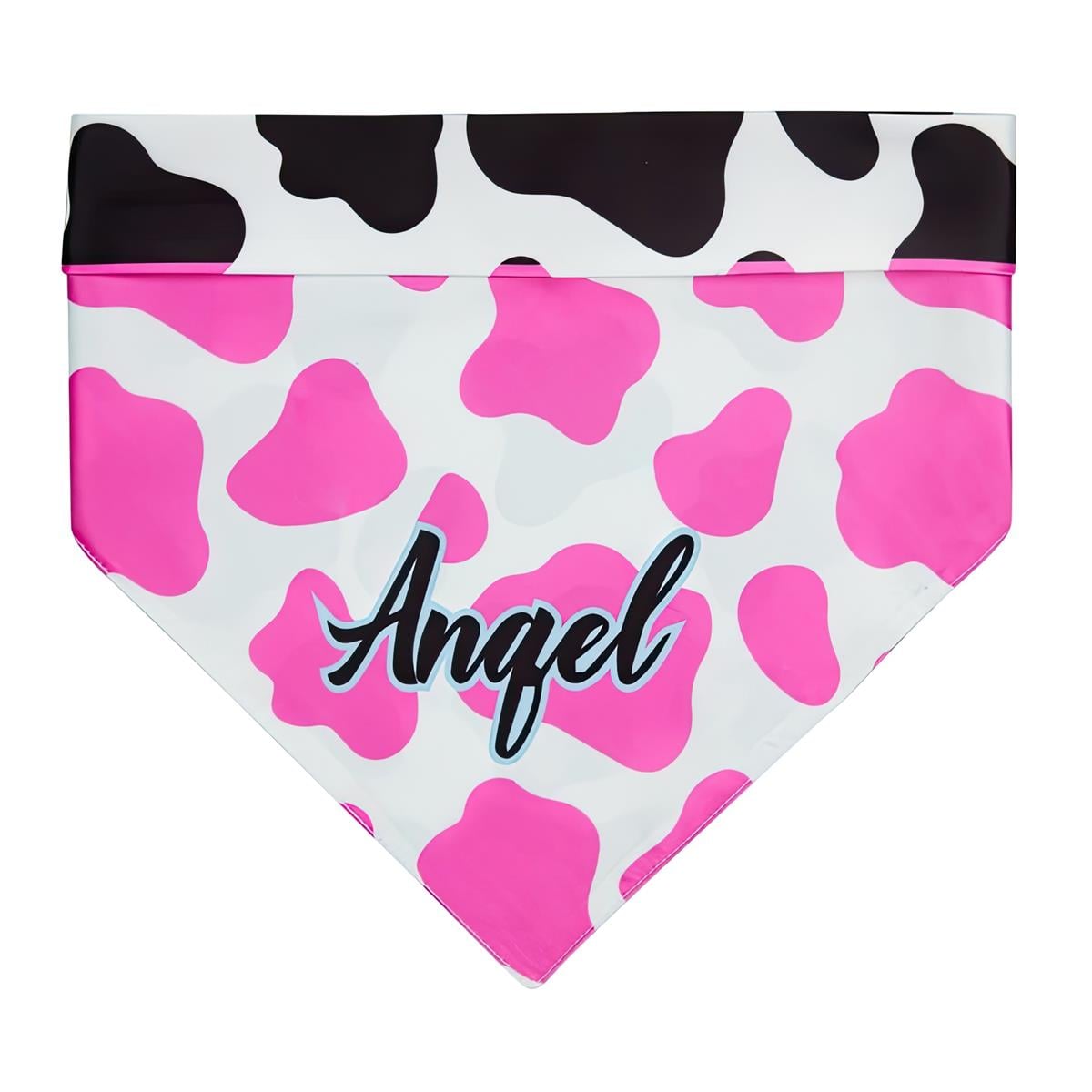 Little Monsters Cow Print Angel Bandana